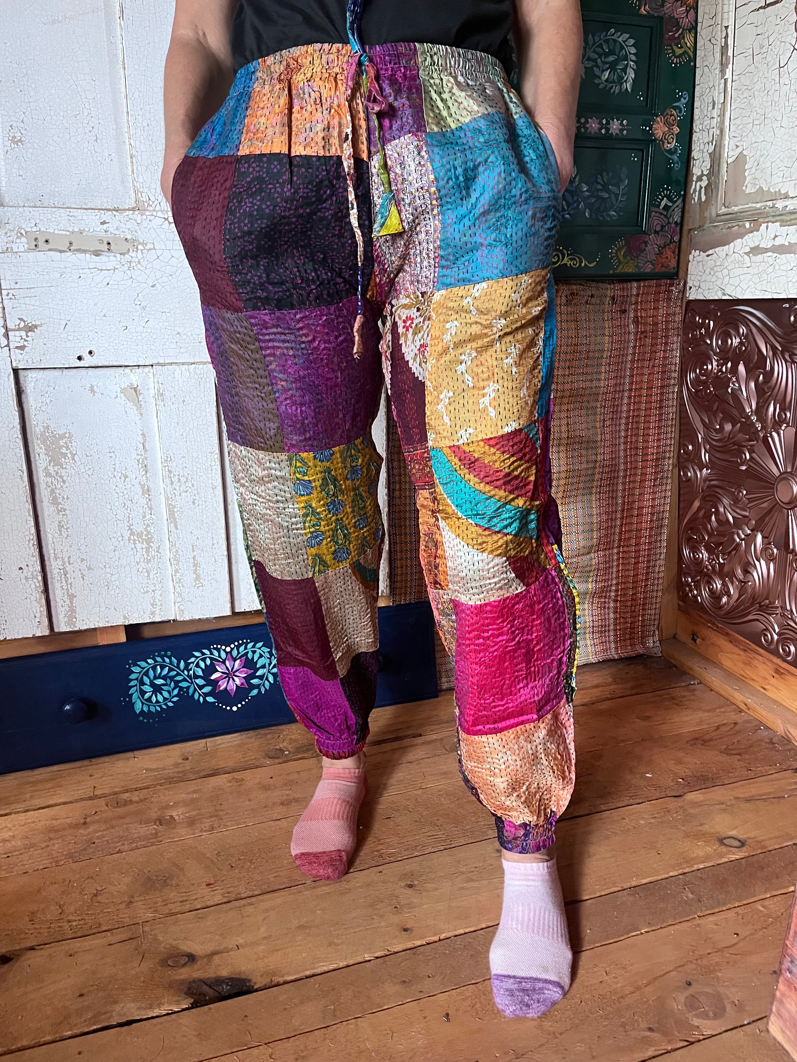 Kantha Patchwork trousers