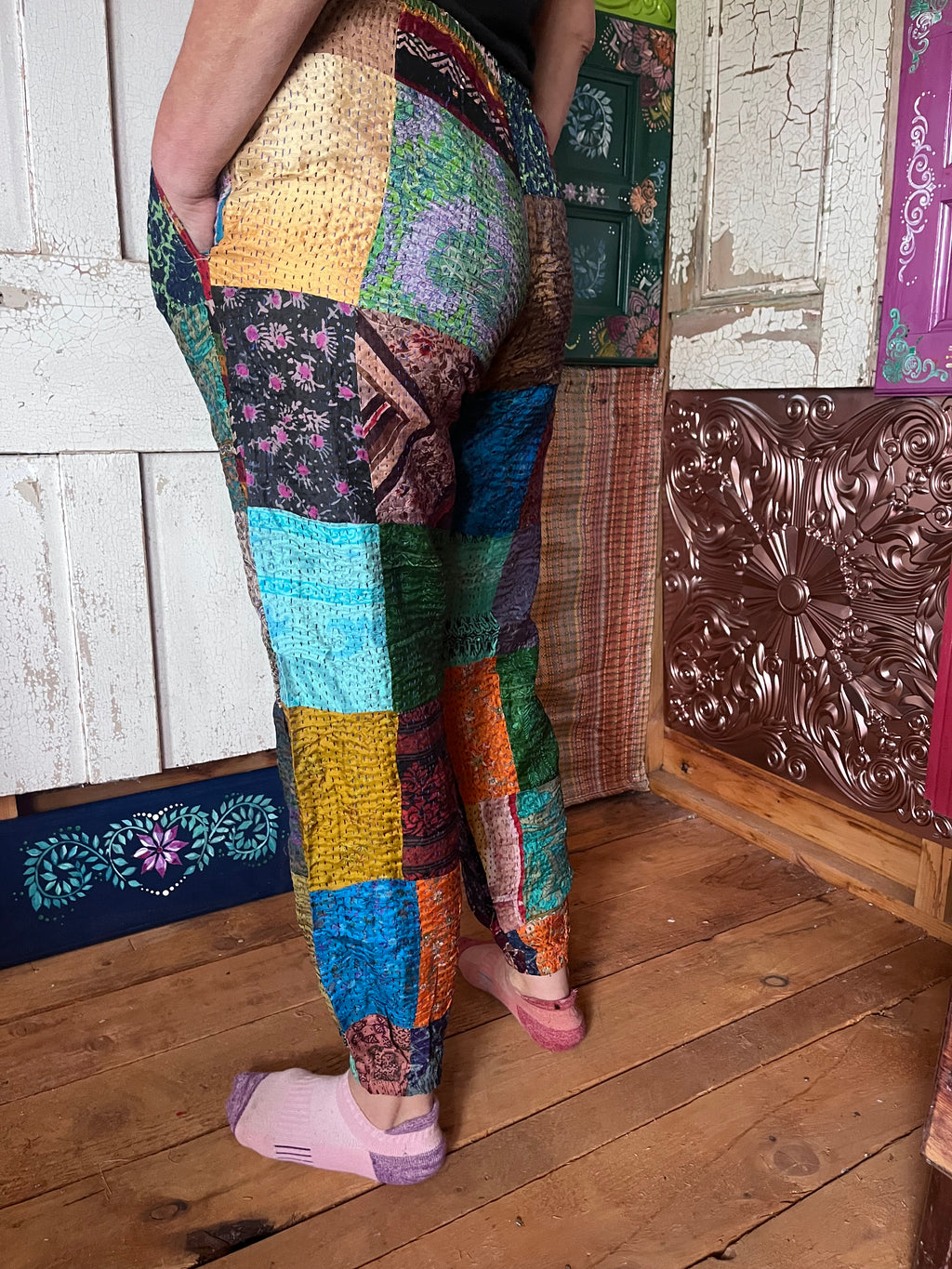 Kantha Patchwork trousers