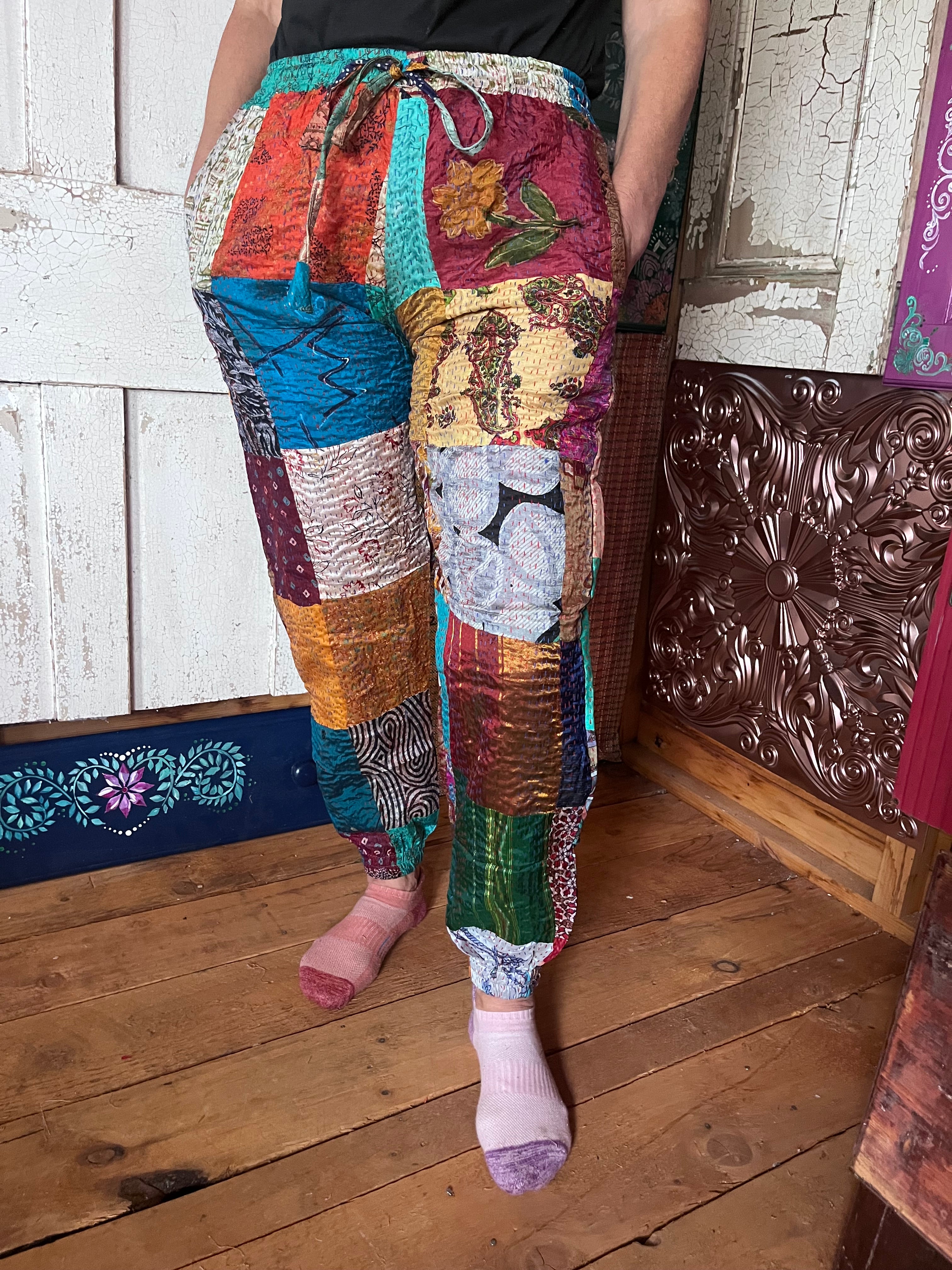 Kantha Patchwork trousers