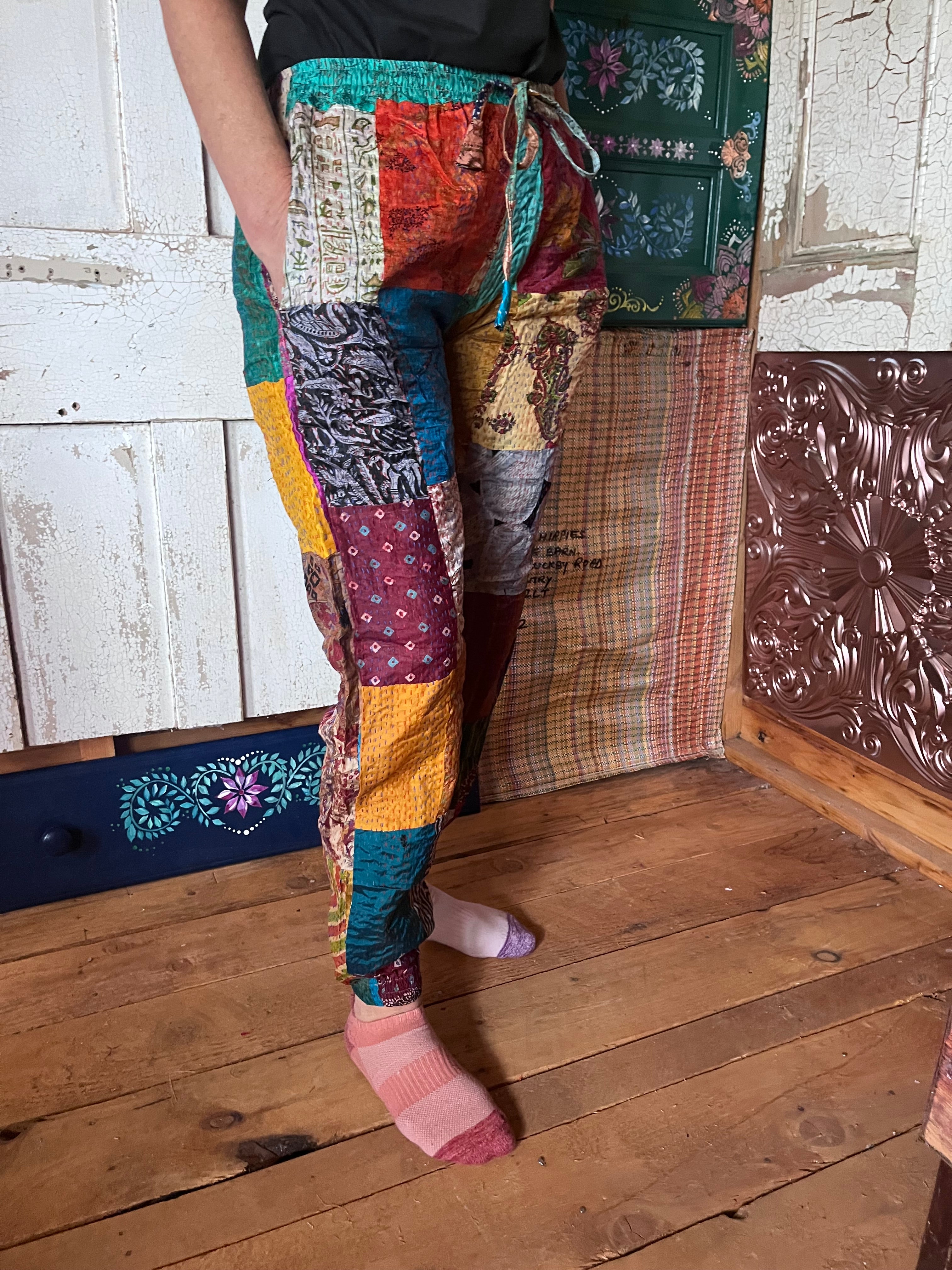 Kantha Patchwork trousers
