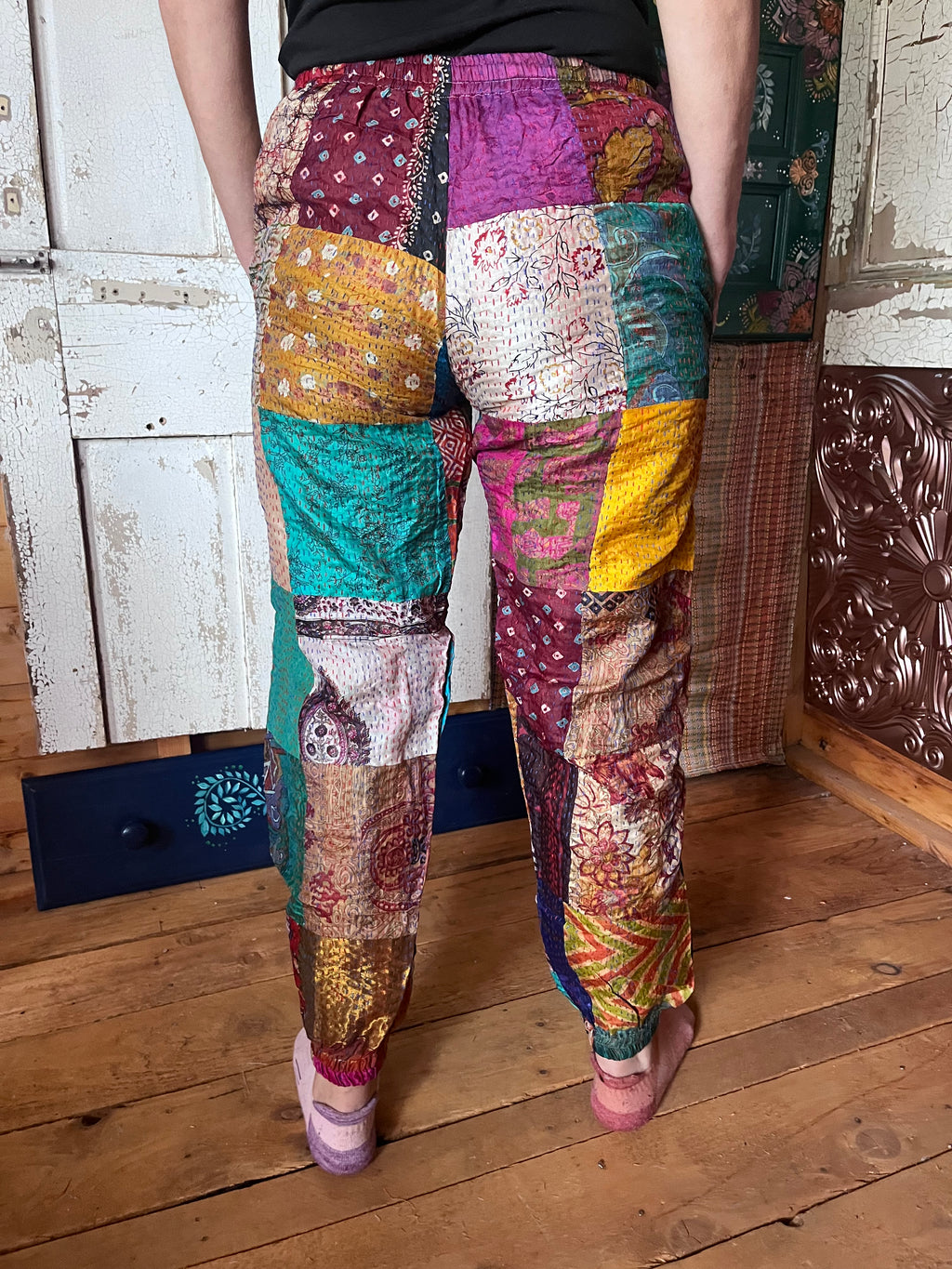 Kantha Patchwork trousers