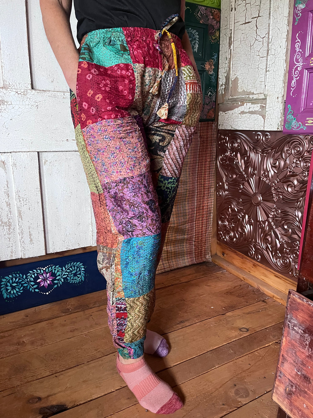 Kantha Patchwork trousers