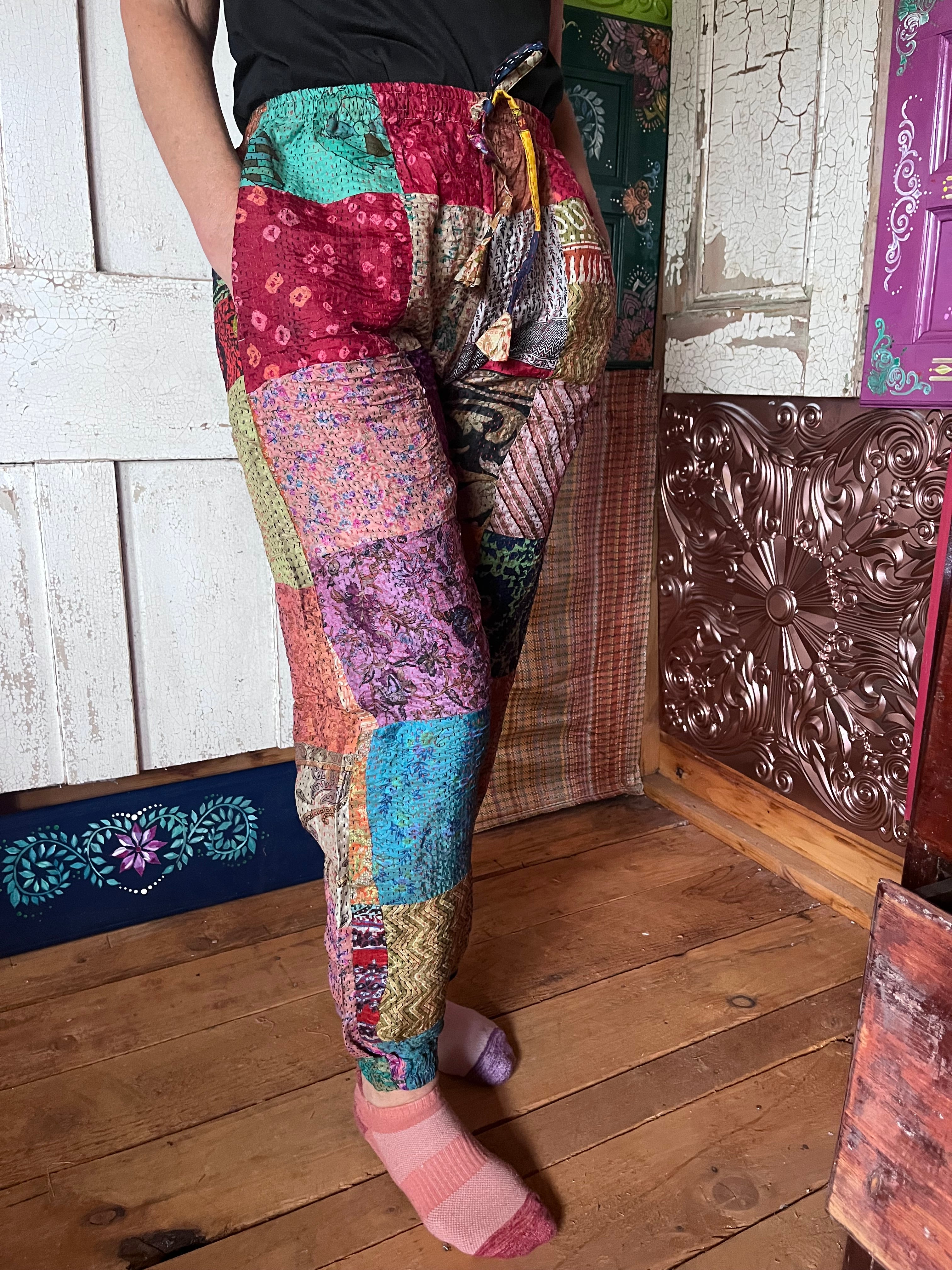 Kantha Patchwork trousers