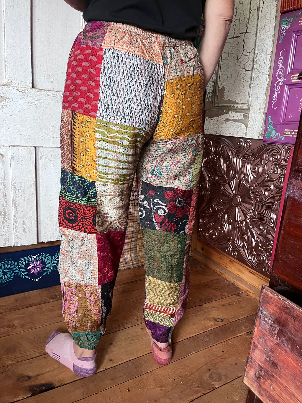 Kantha Patchwork trousers
