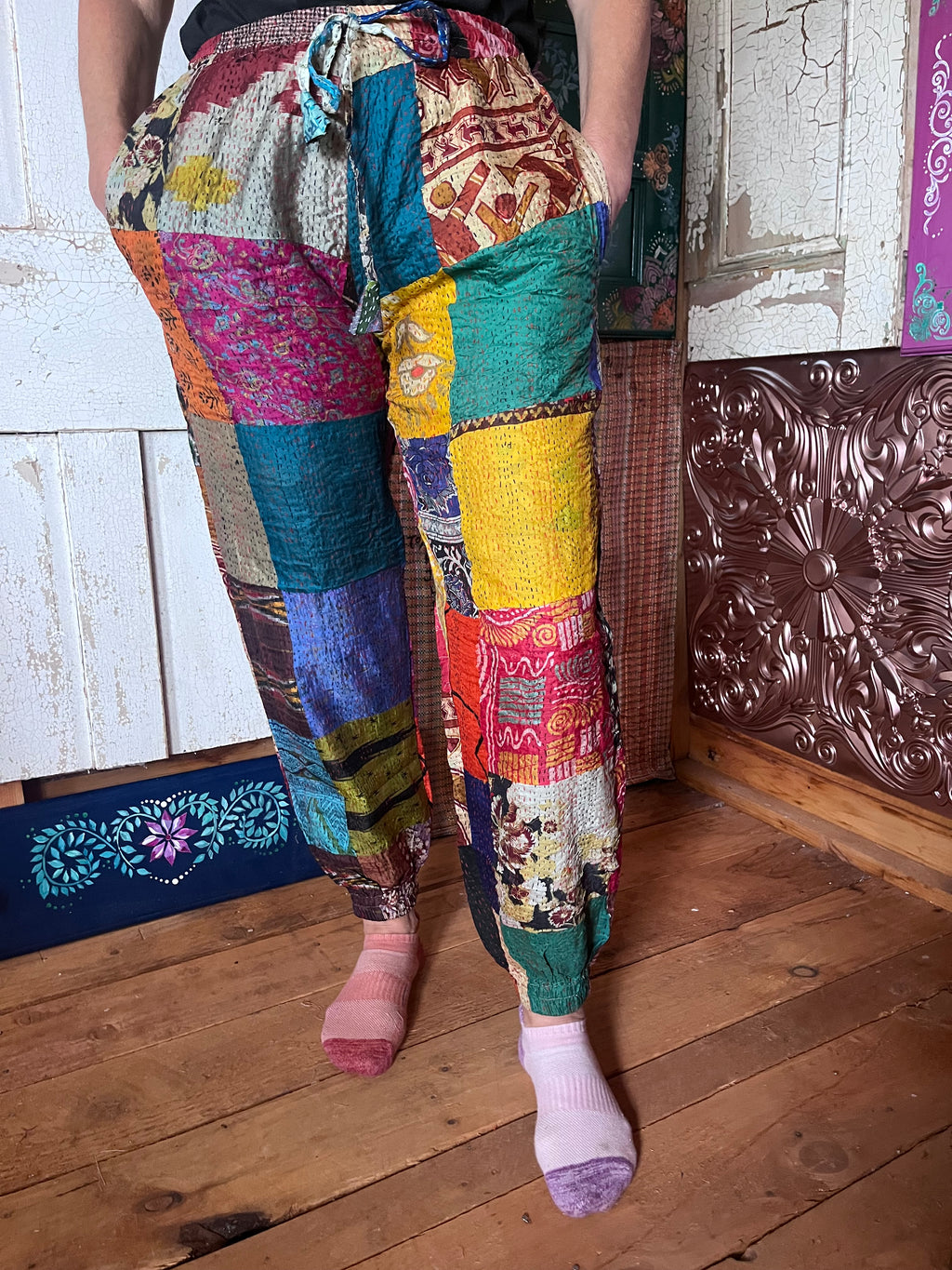 Kantha Patchwork trousers