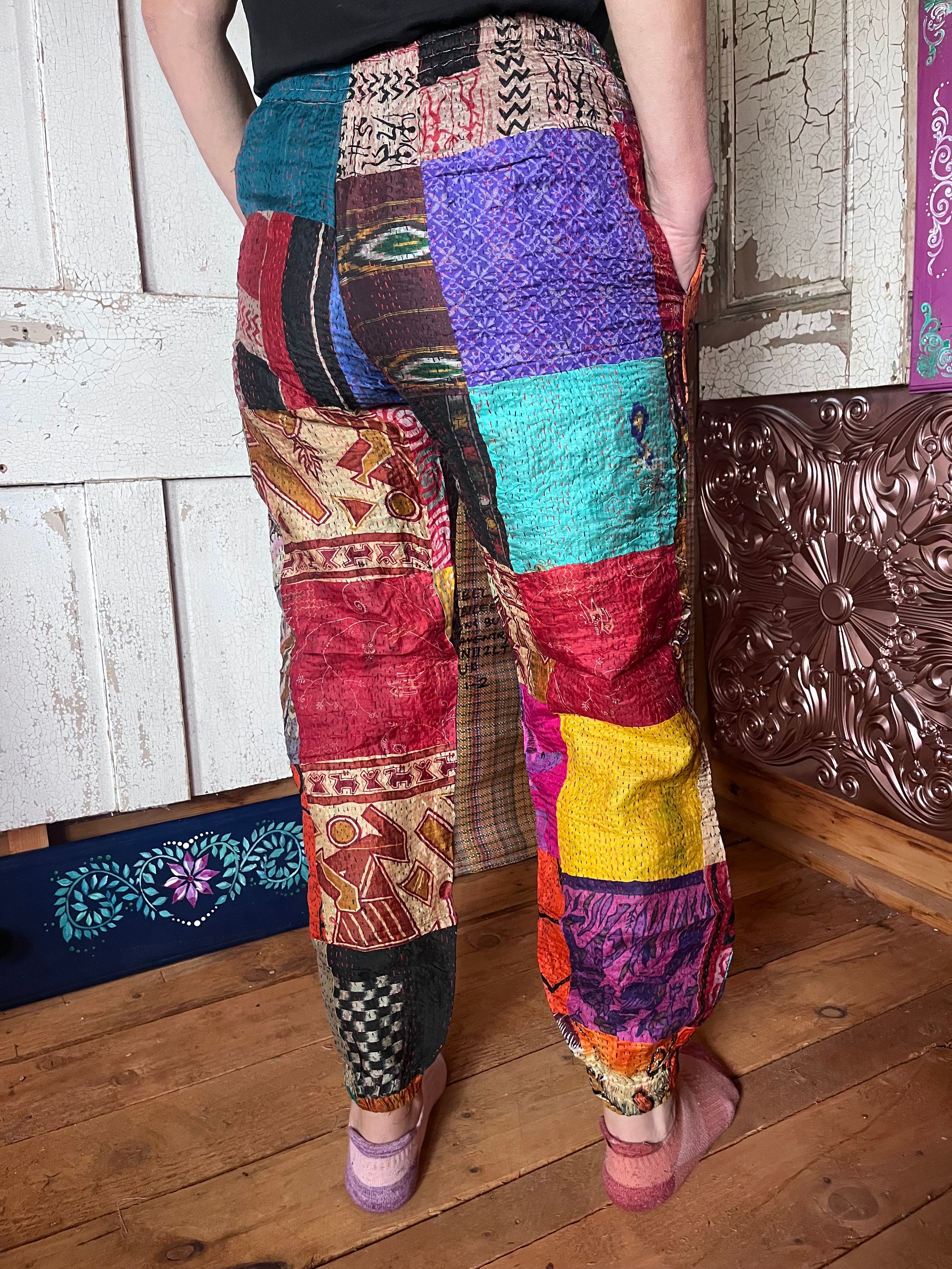 Kantha Patchwork trousers