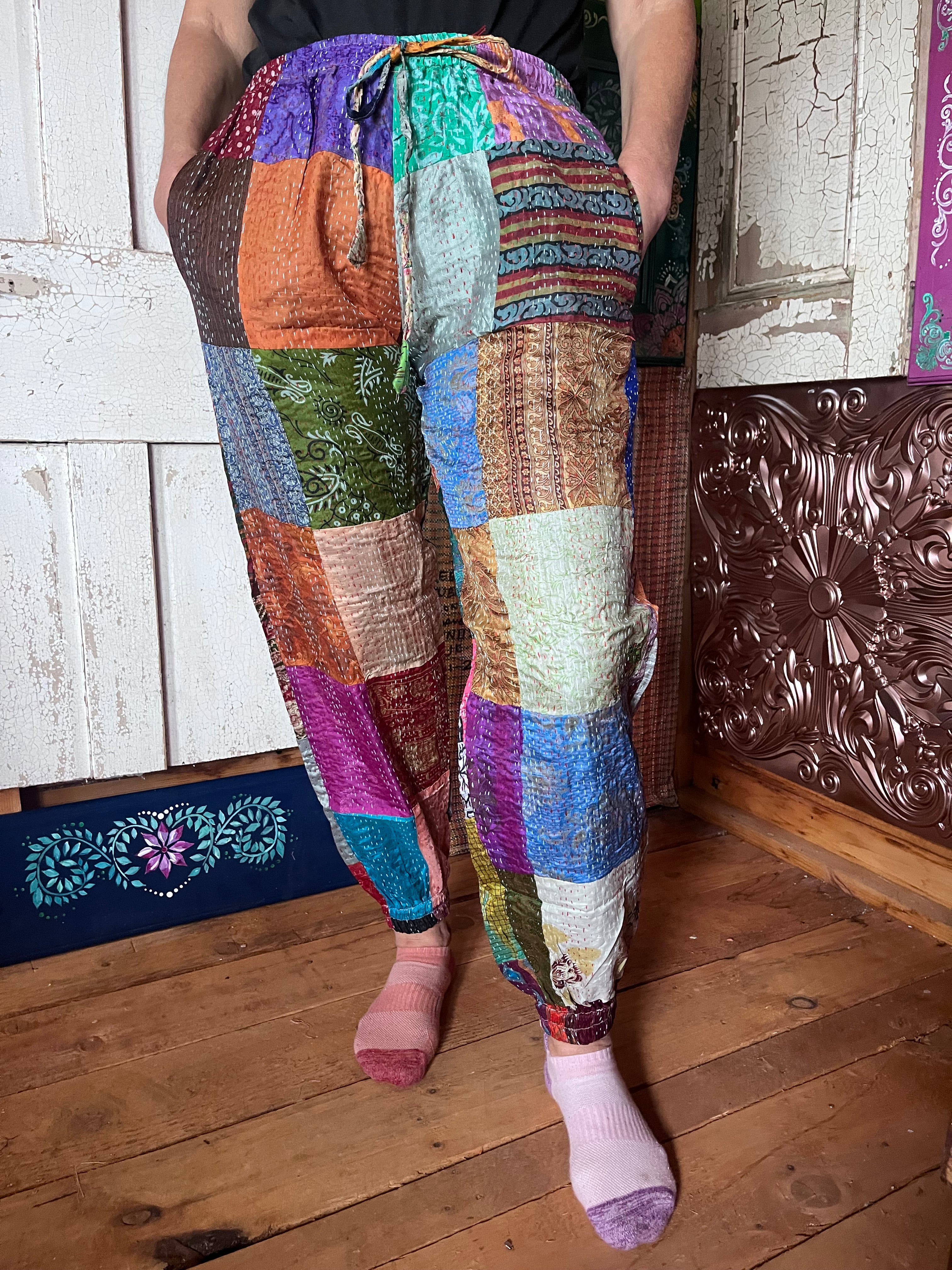 Kantha Patchwork trousers
