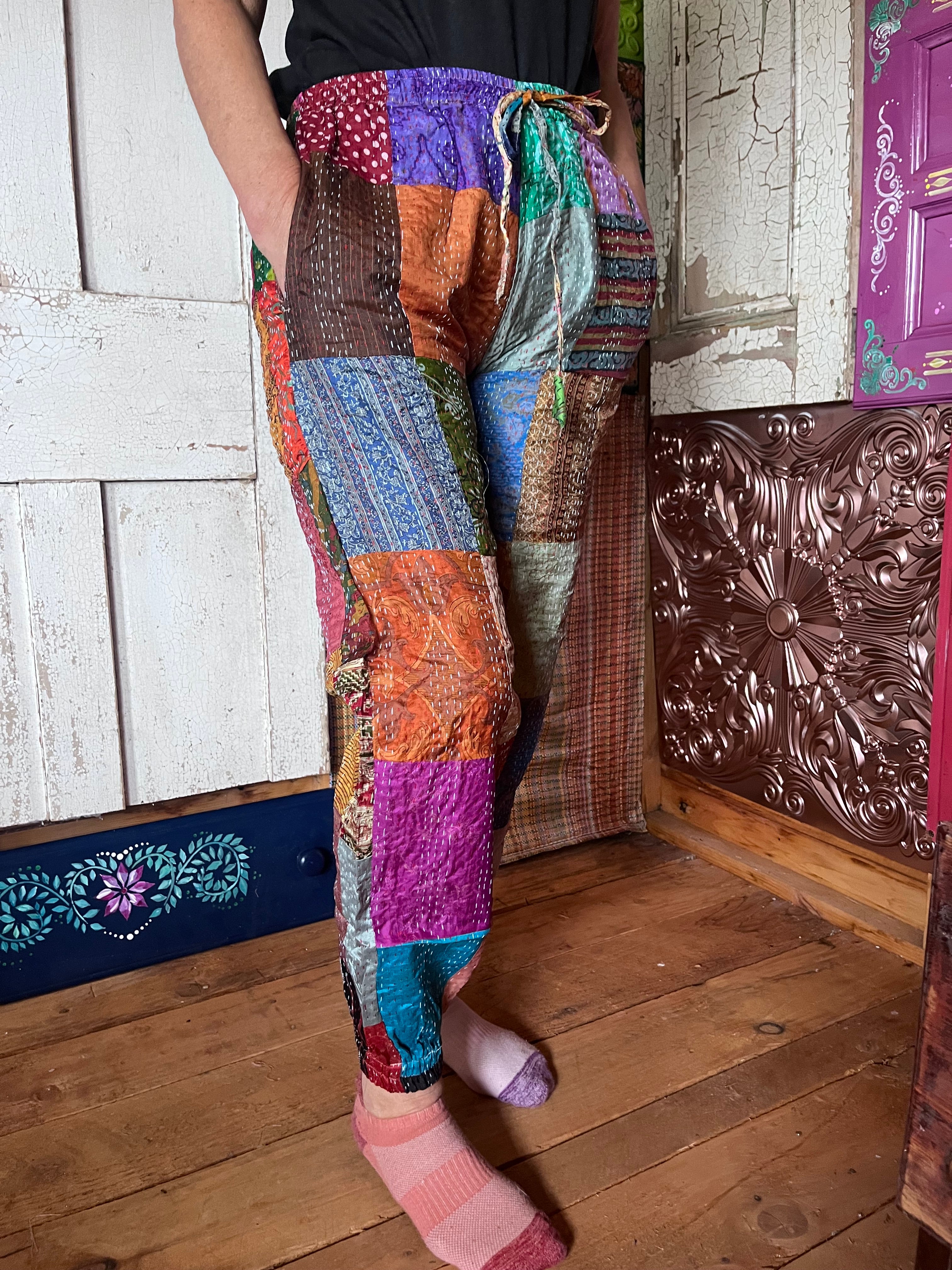 Kantha Patchwork trousers