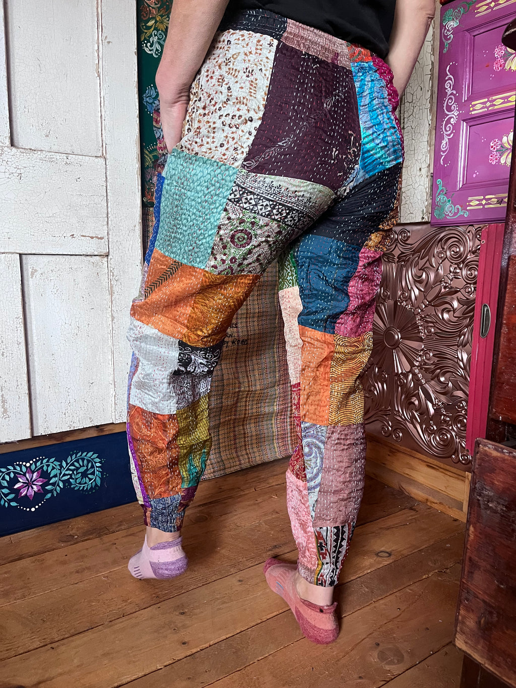 Kantha Patchwork trousers