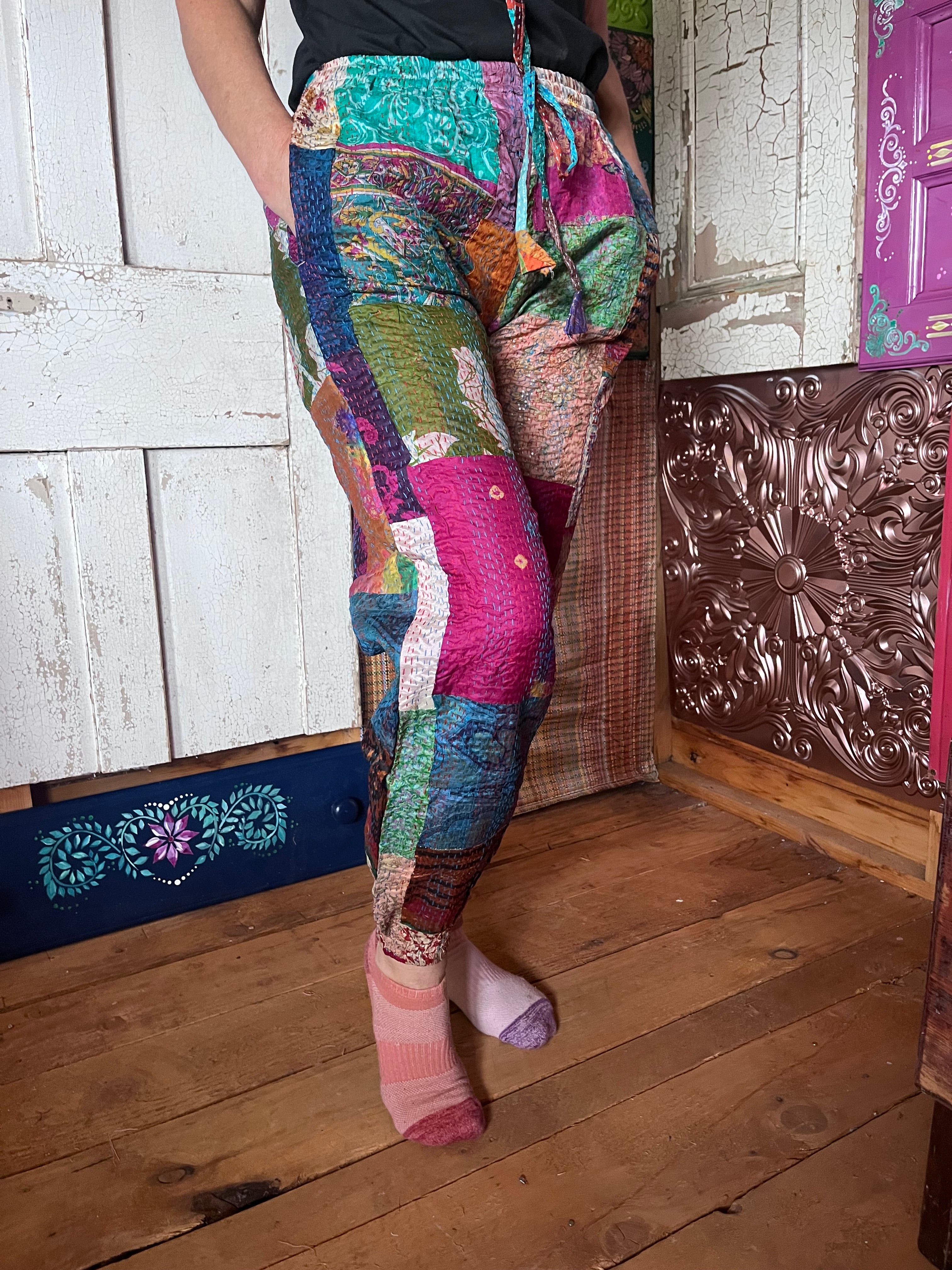 Kantha Patchwork trousers