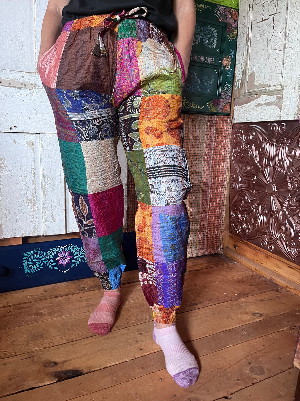 Kantha Patchwork trousers
