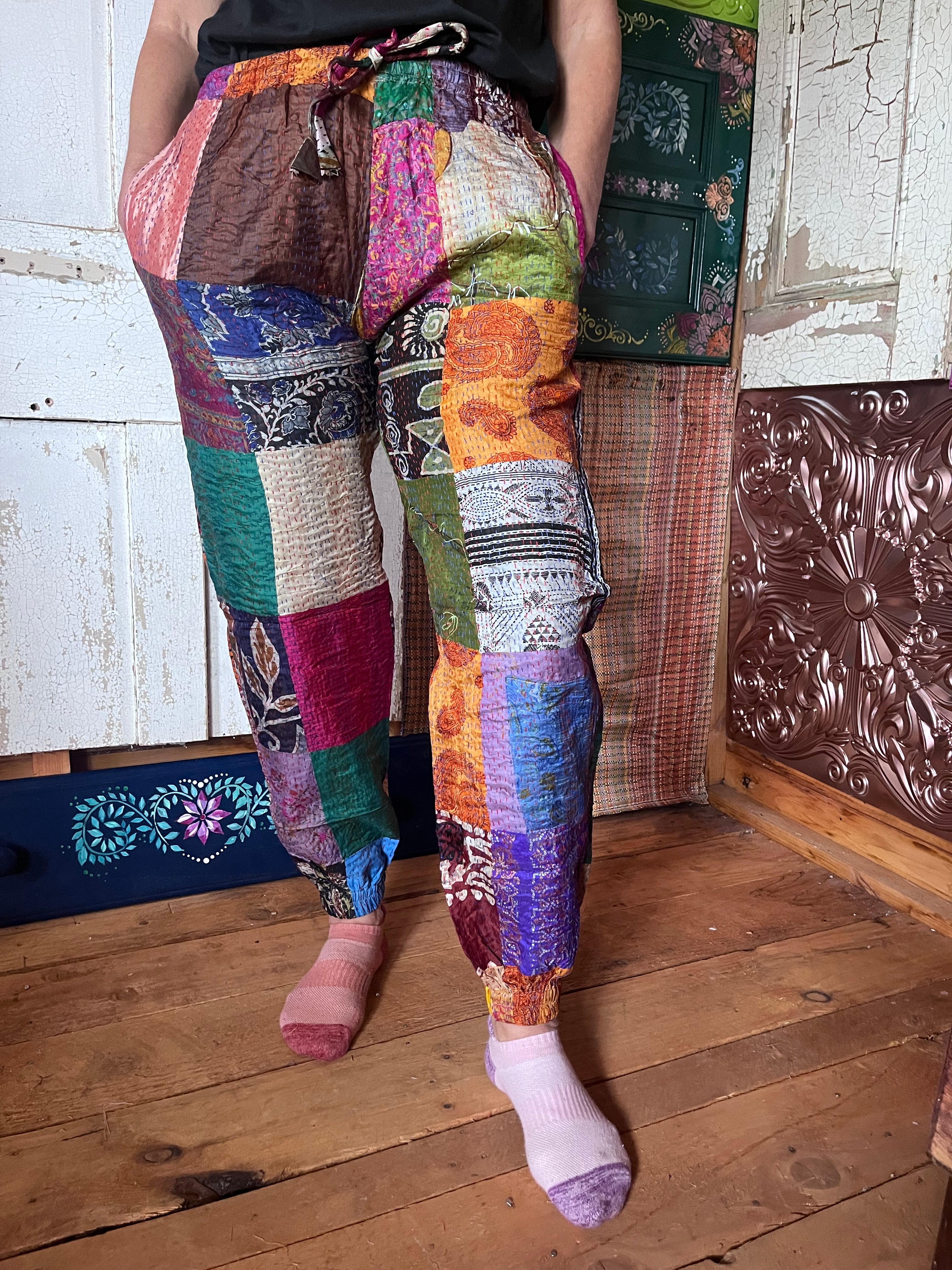 Kantha Patchwork trousers