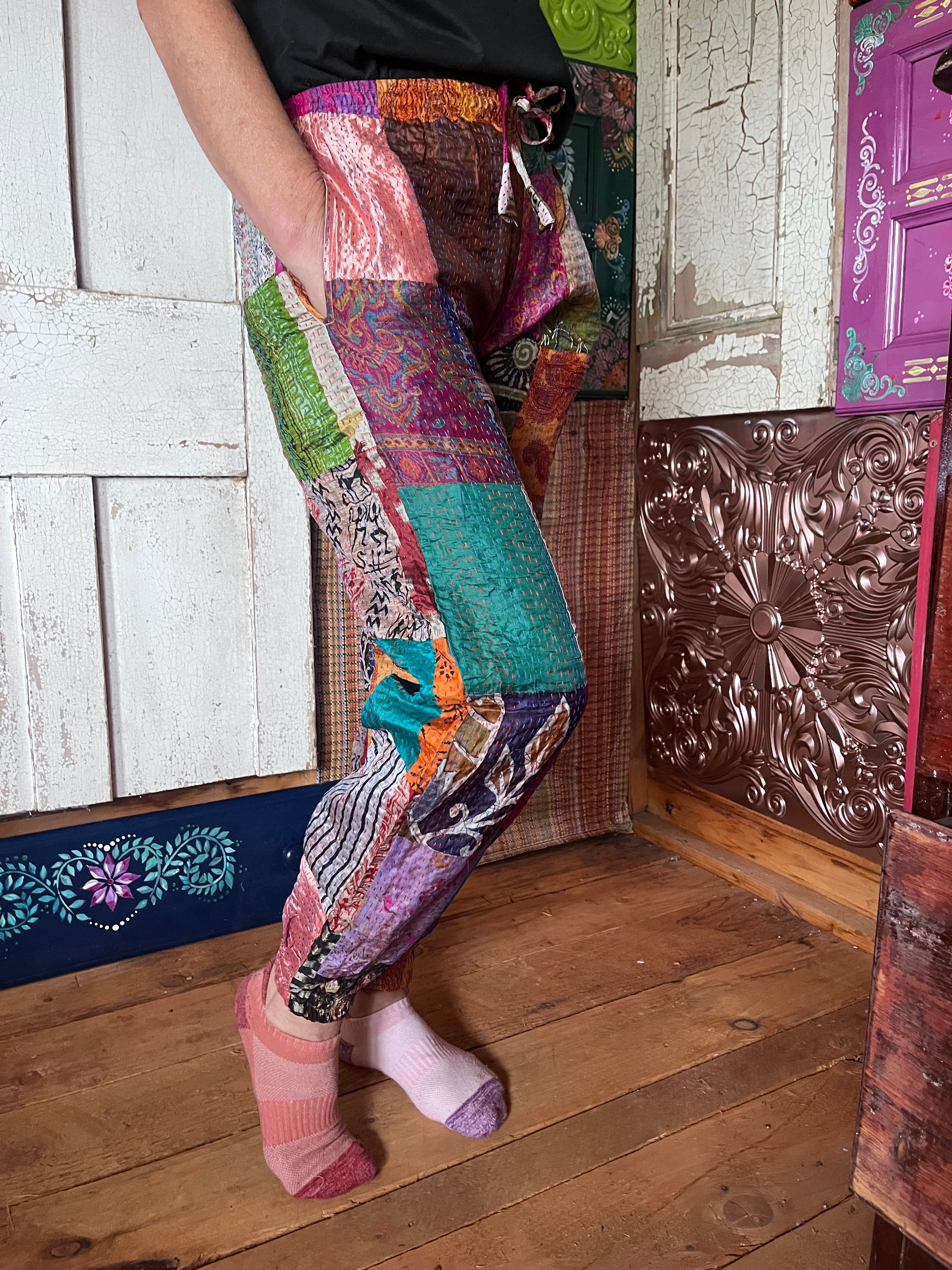 Kantha Patchwork trousers