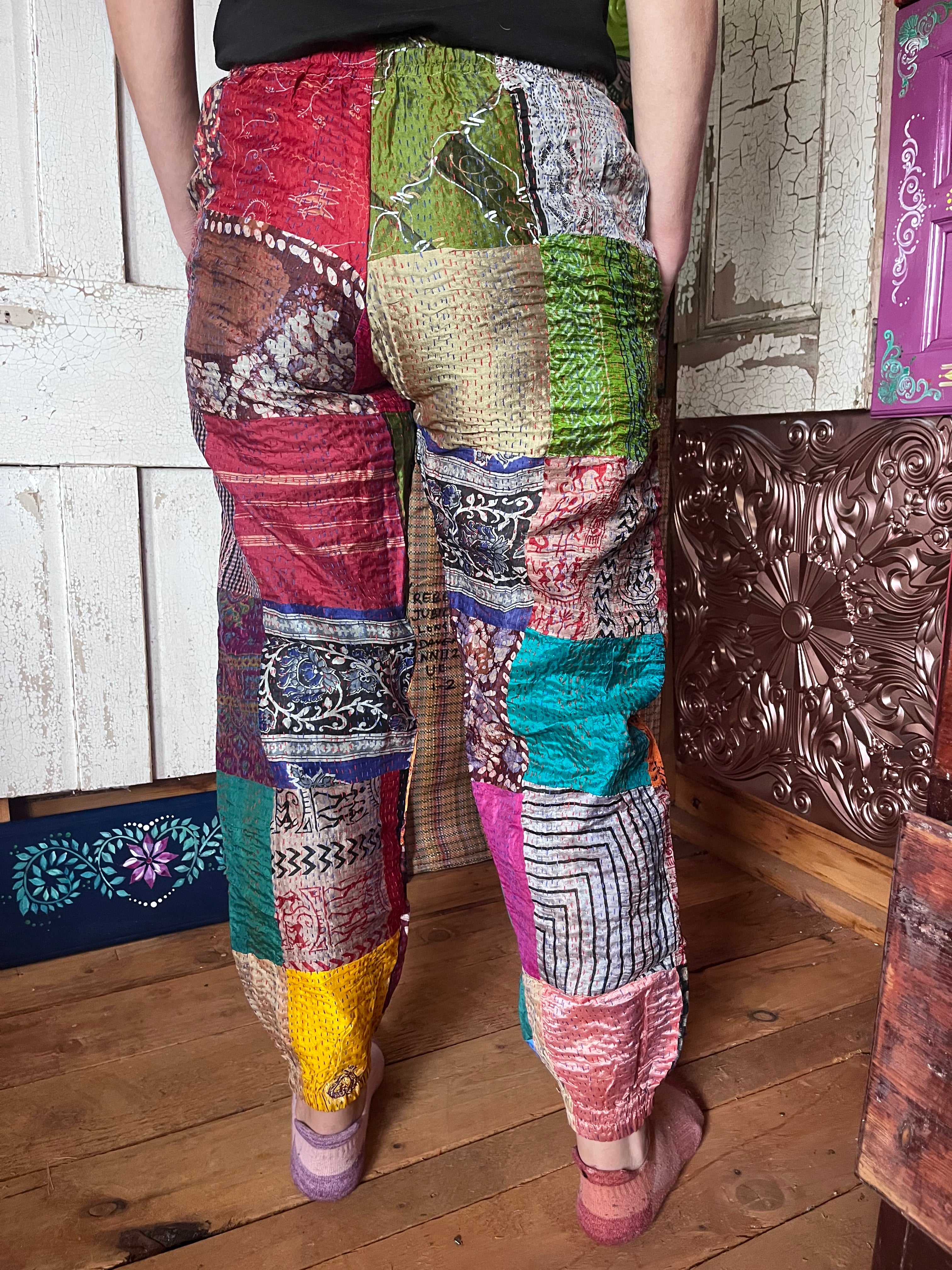 Kantha Patchwork trousers