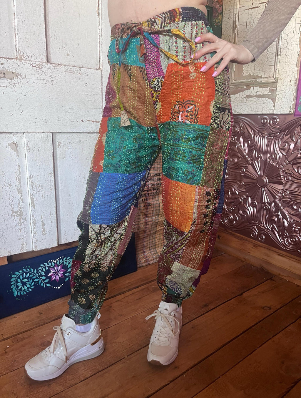 Kantha Patchwork trousers