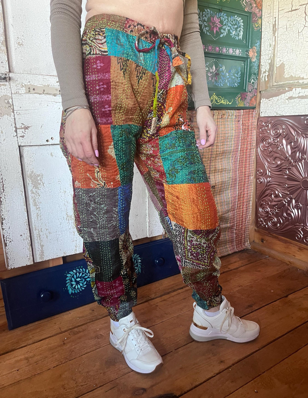 Kantha Patchwork trousers
