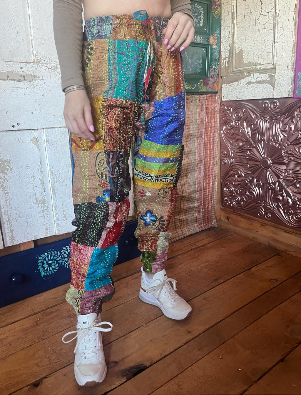 Kantha Patchwork trousers