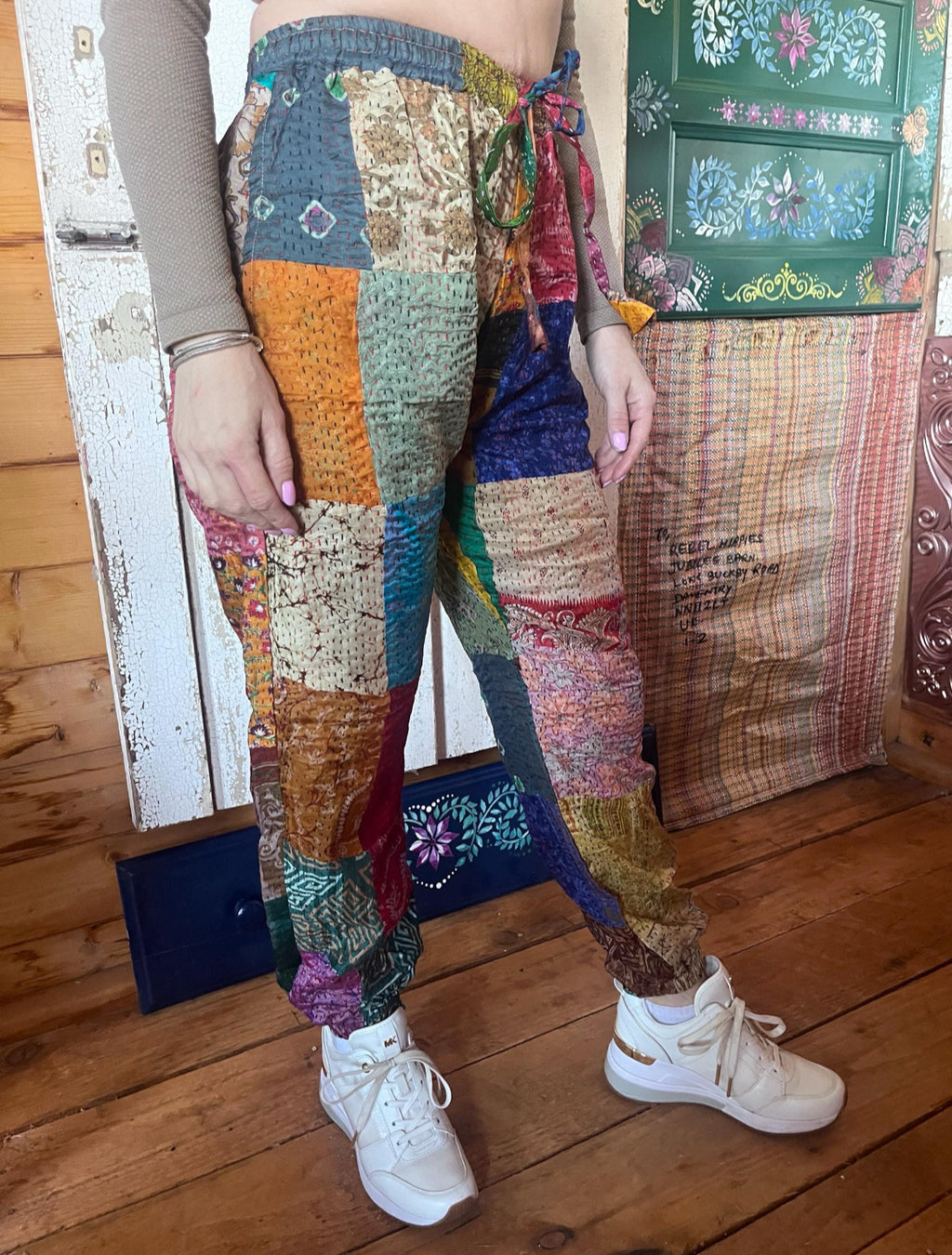 Kantha Patchwork trousers