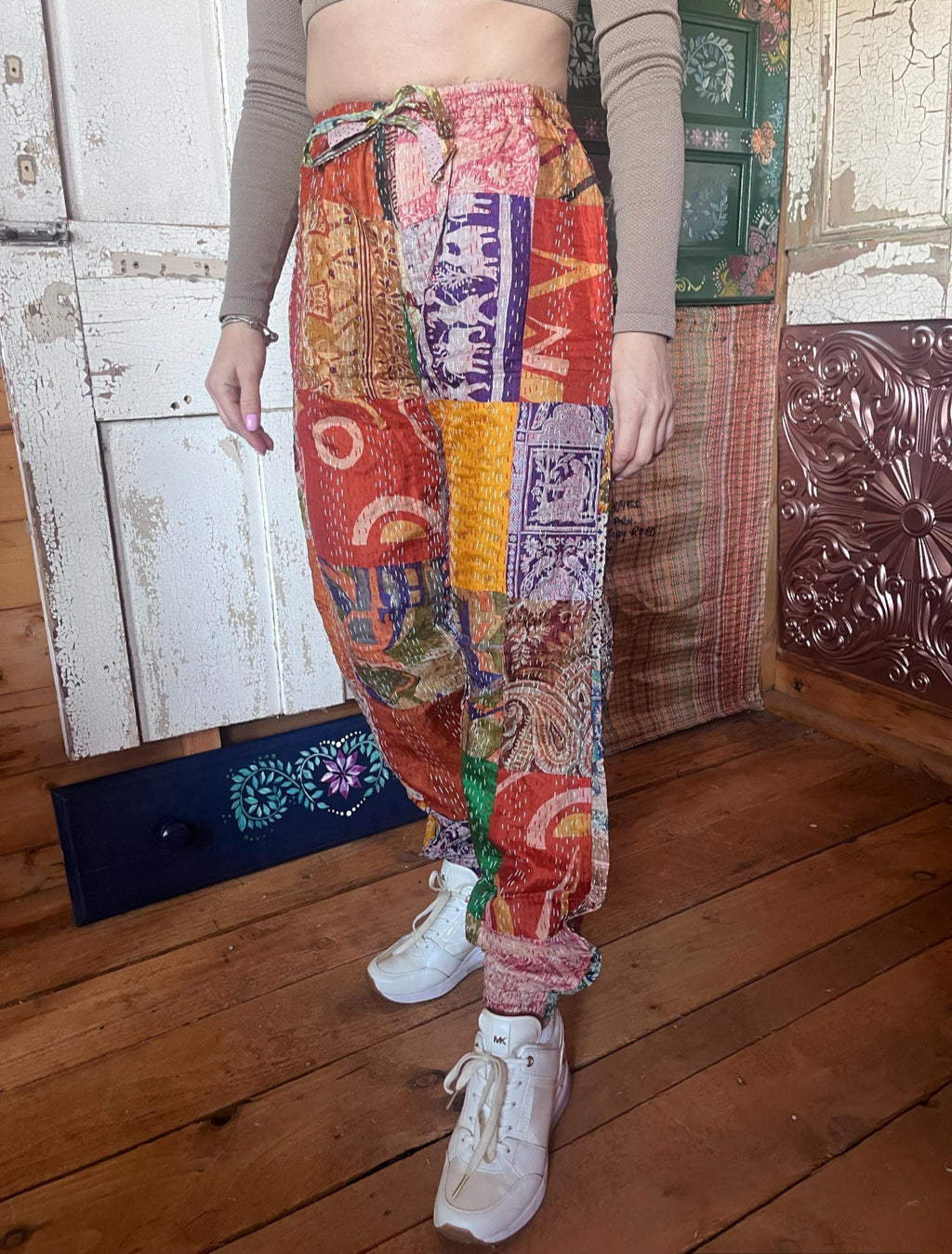 Kantha Patchwork trousers