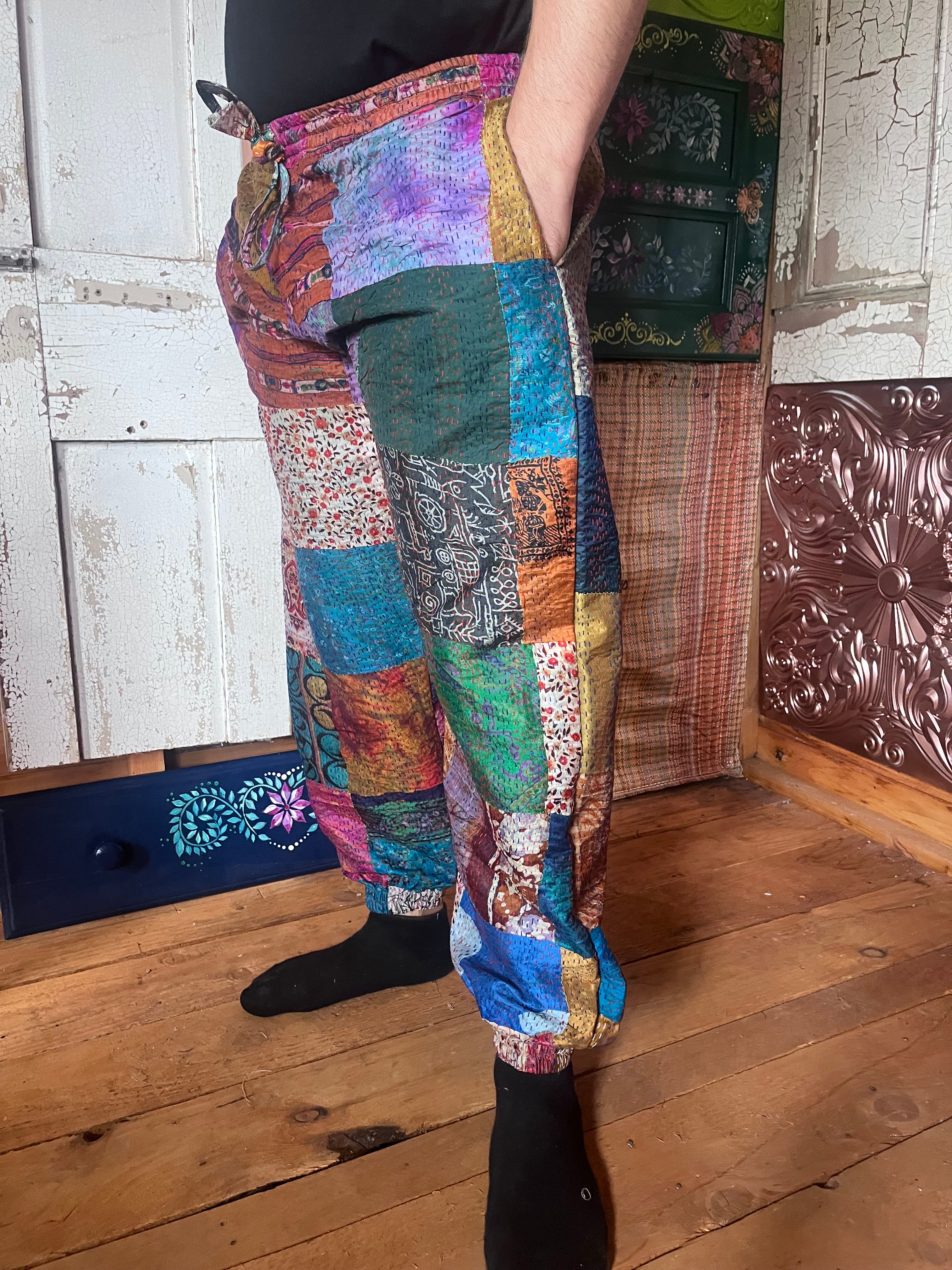 Kantha Patchwork trousers
