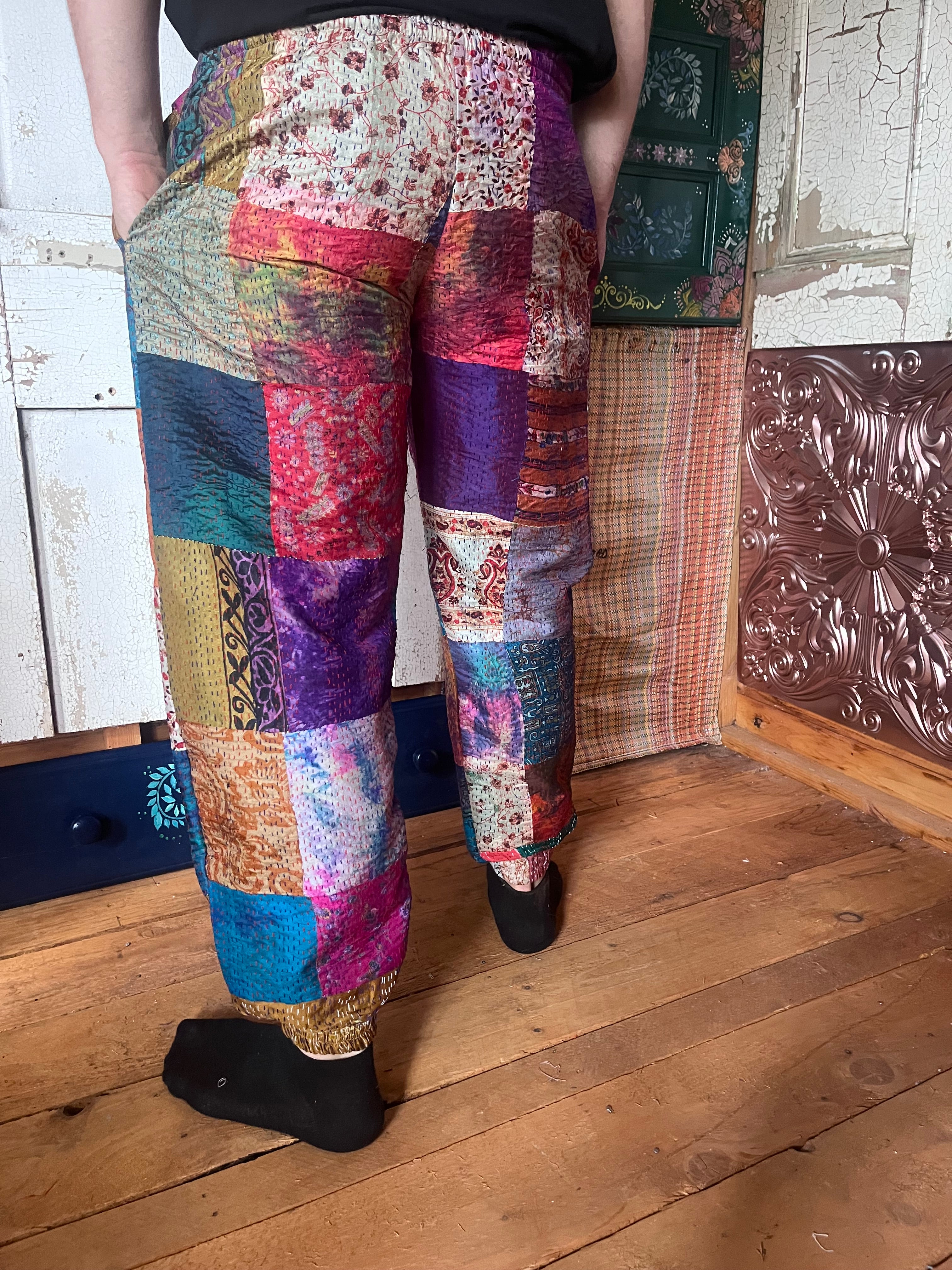 Kantha Patchwork trousers