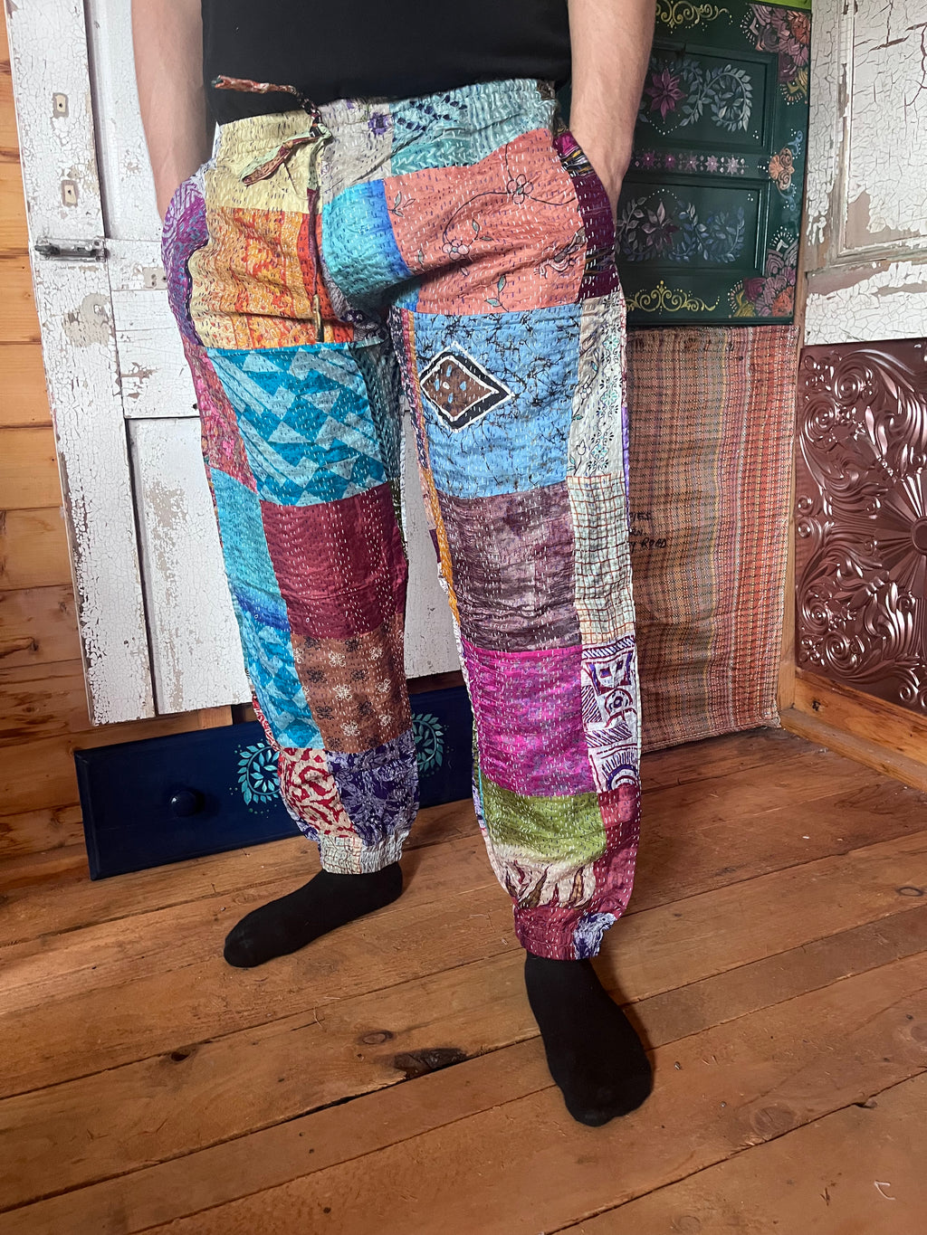 Kantha Patchwork trousers