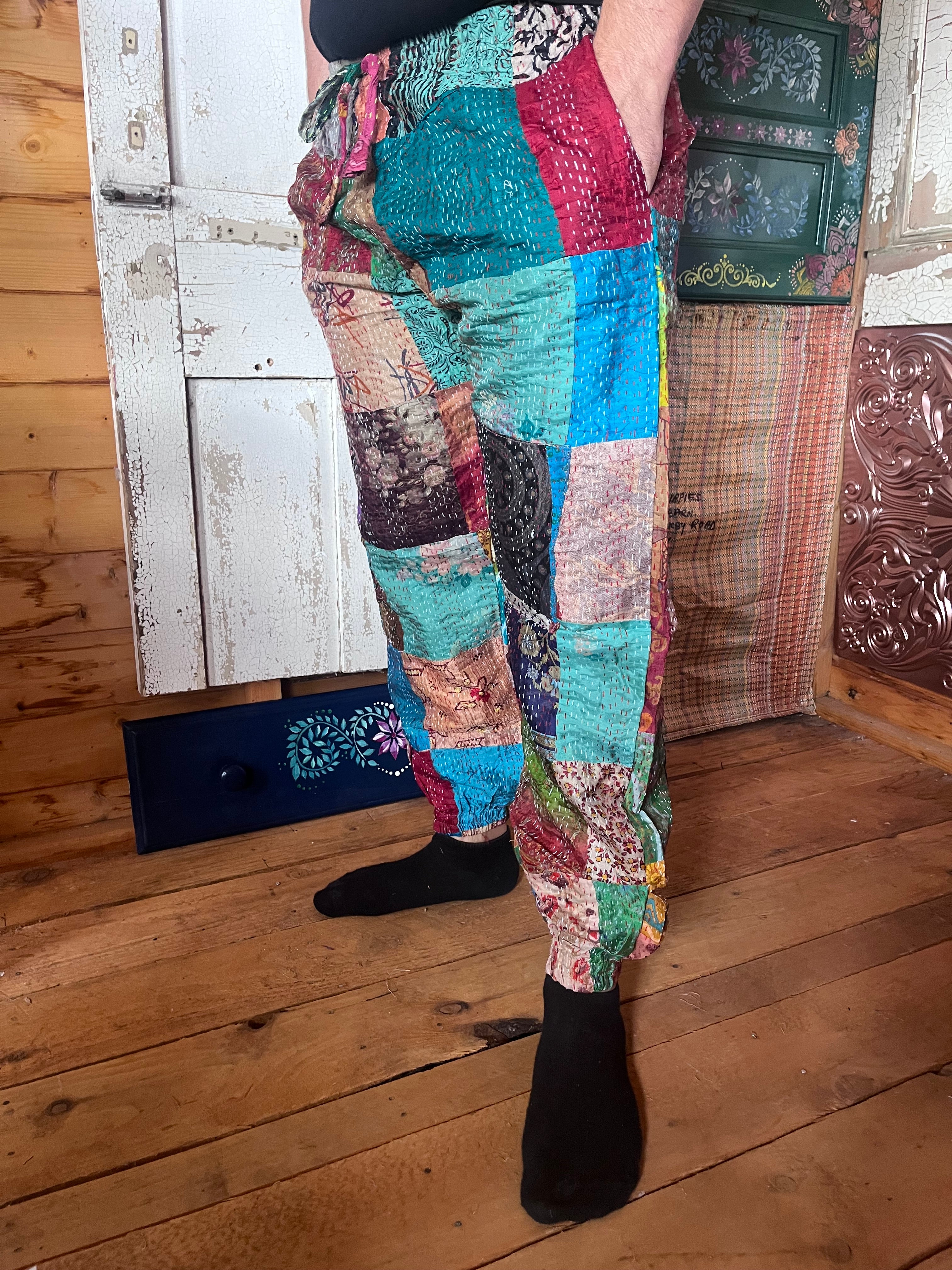 Kantha Patchwork trousers