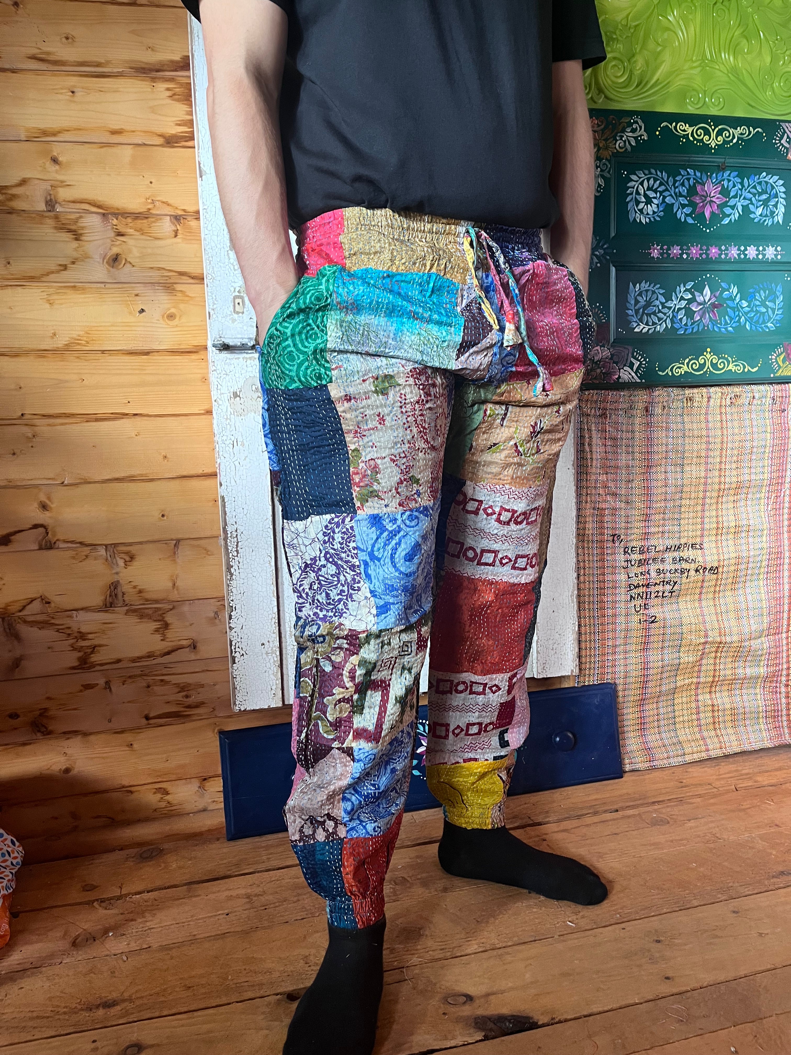 Kantha Patchwork trousers