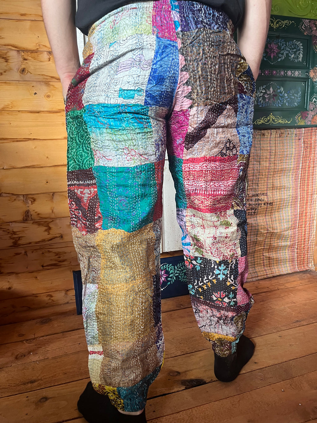 Kantha Patchwork trousers