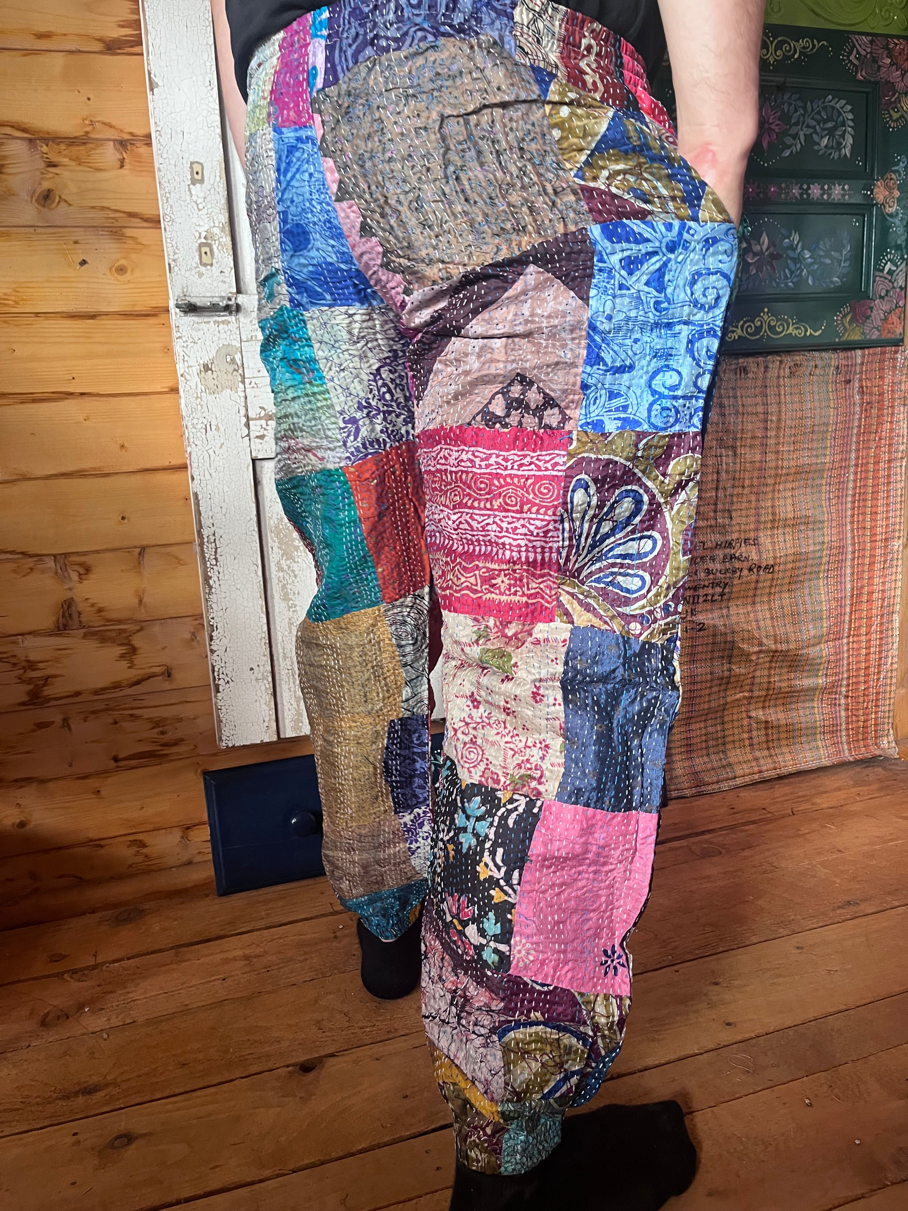 Kantha Patchwork trousers