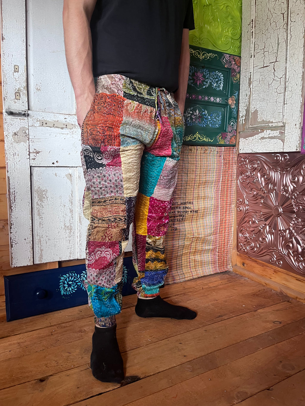 Kantha Patchwork trousers