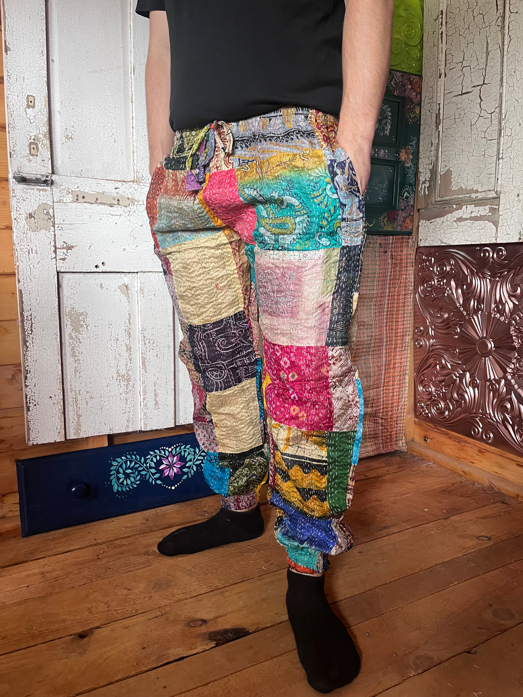 Kantha Patchwork trousers