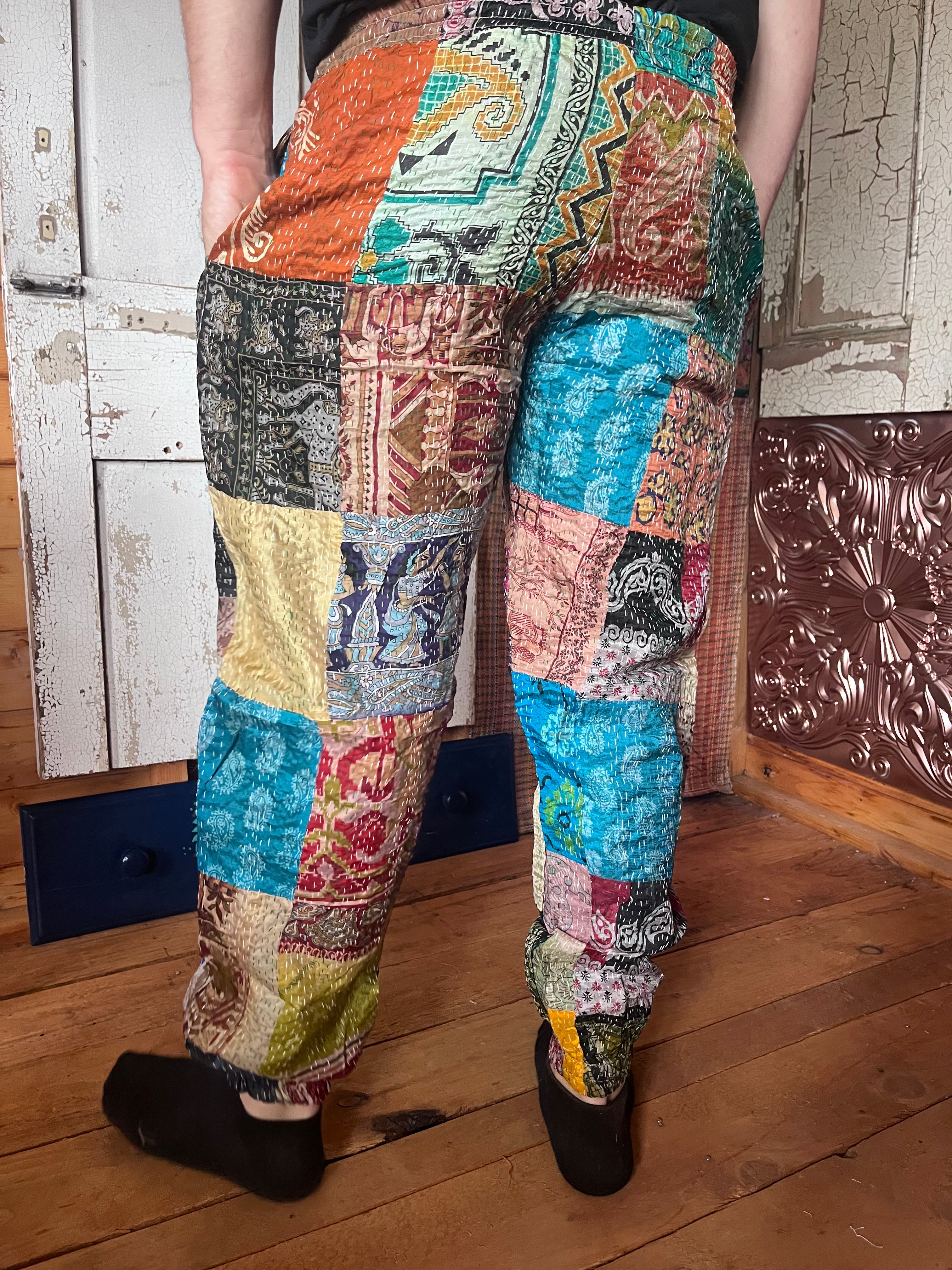 Kantha Patchwork trousers