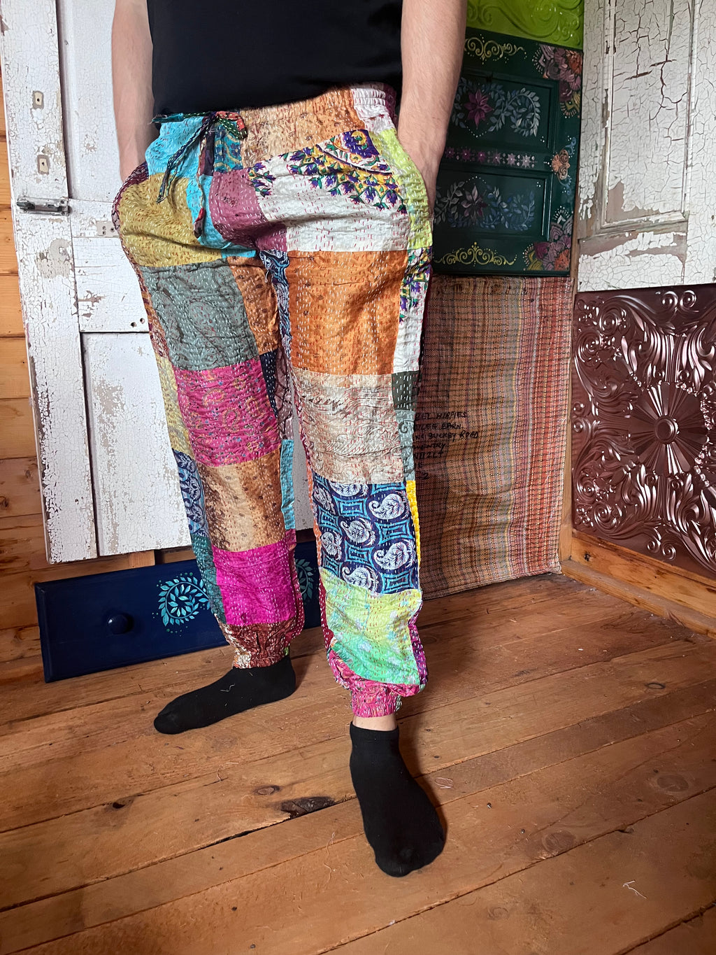 Kantha Patchwork trousers