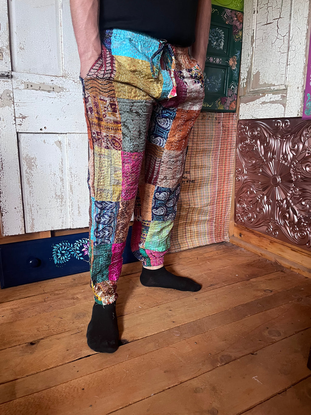 Kantha Patchwork trousers