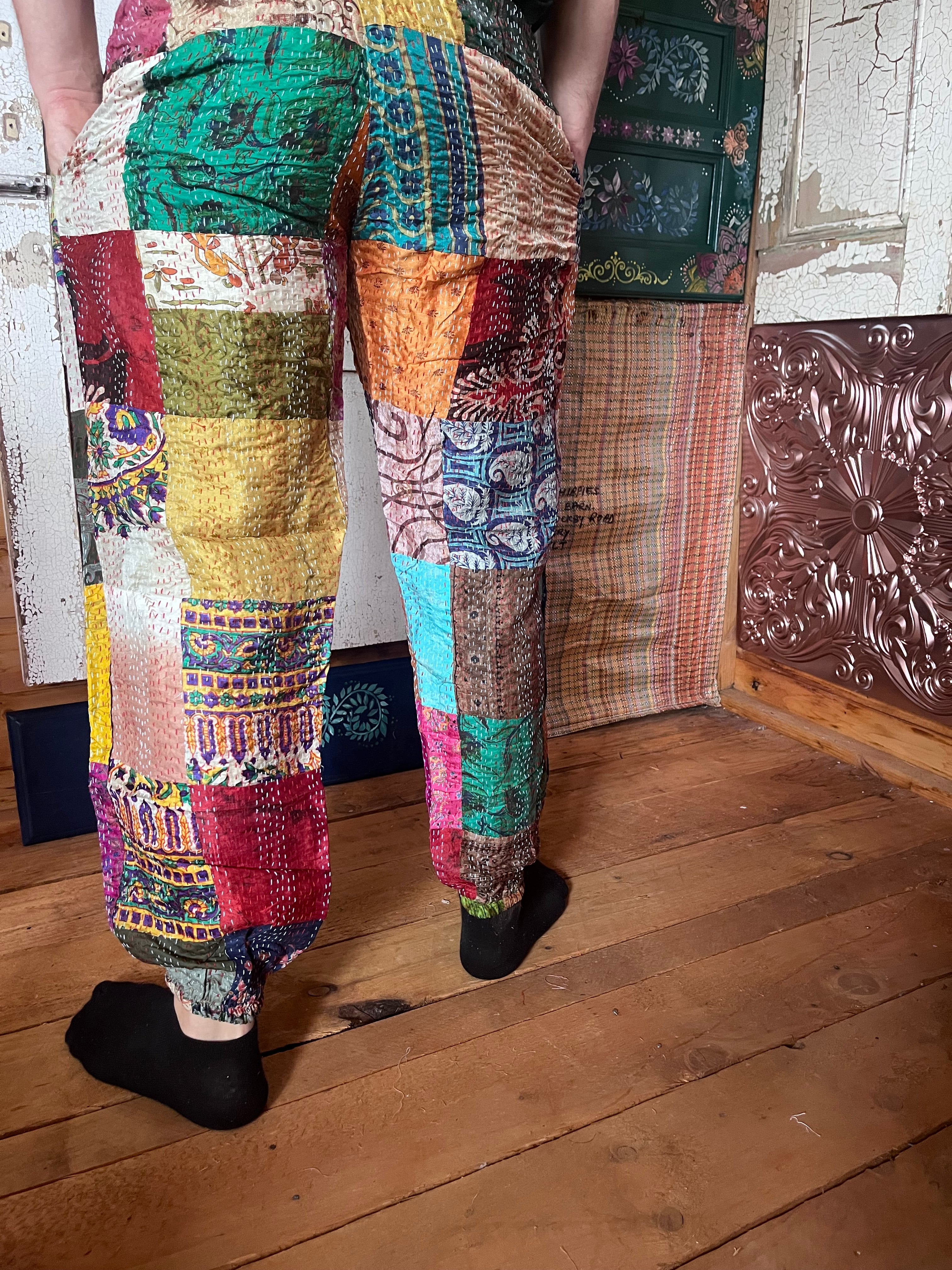 Kantha Patchwork trousers