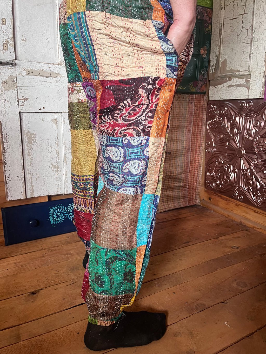 Kantha Patchwork trousers