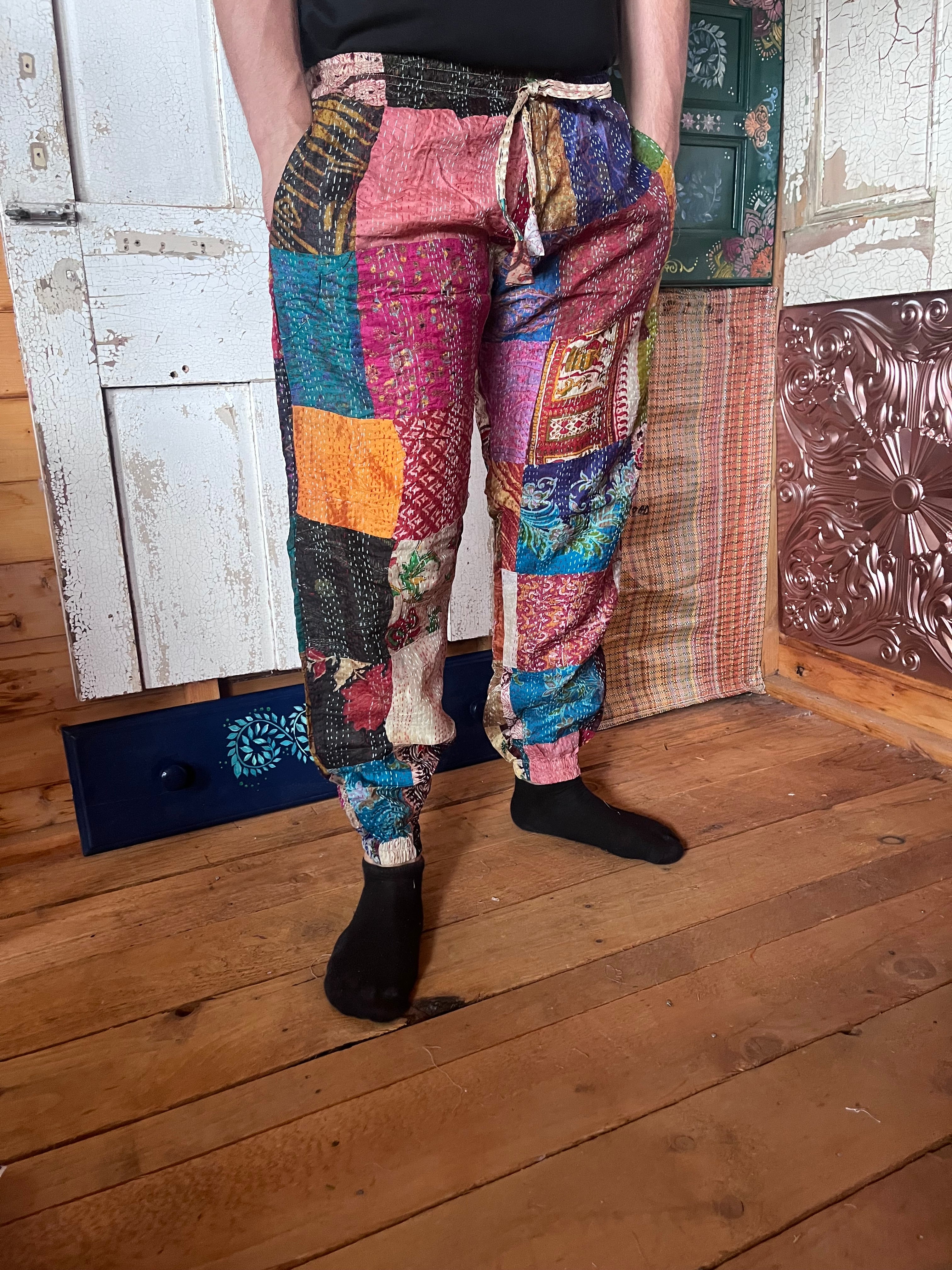 Kantha Patchwork trousers