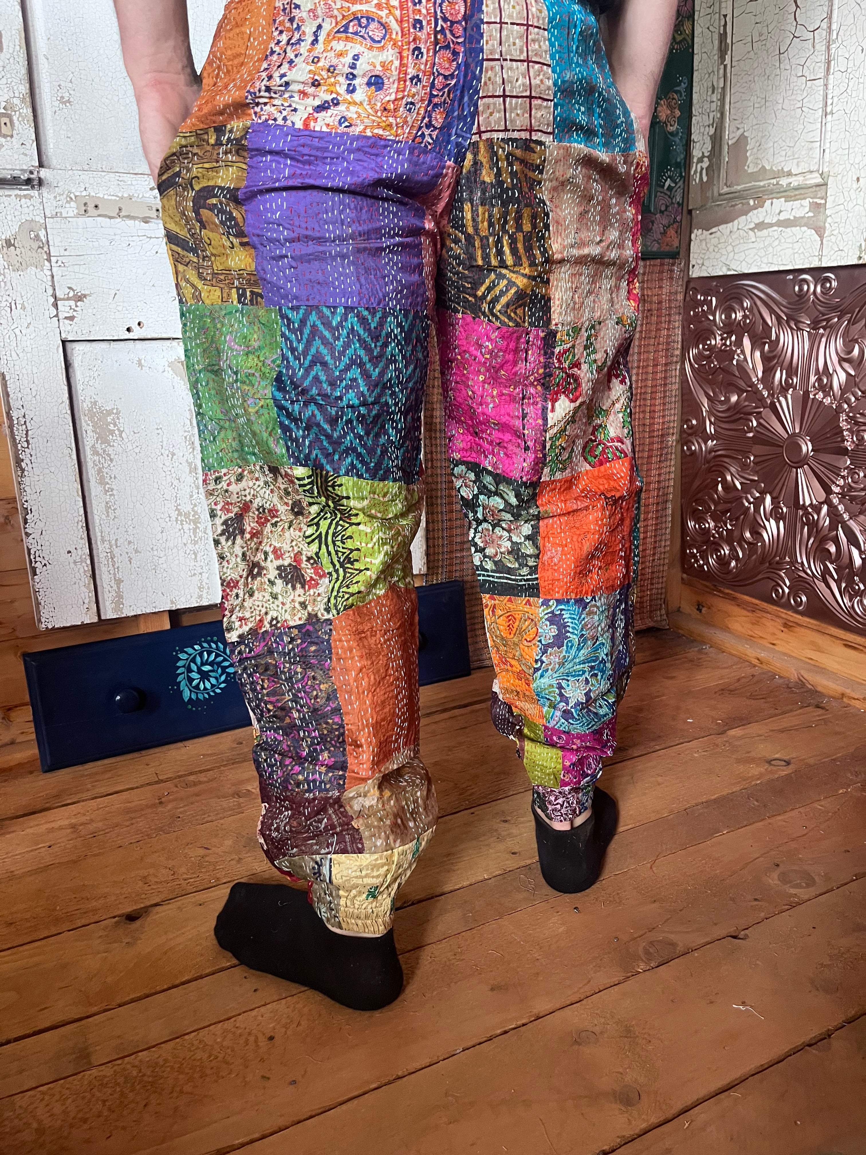 Kantha Patchwork trousers