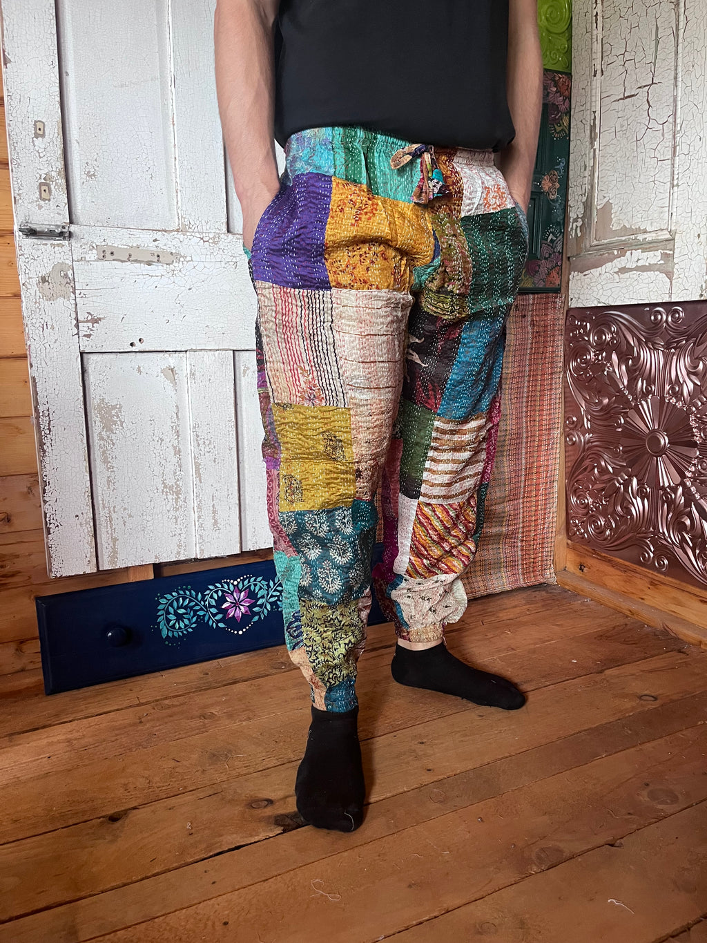 Kantha Patchwork trousers