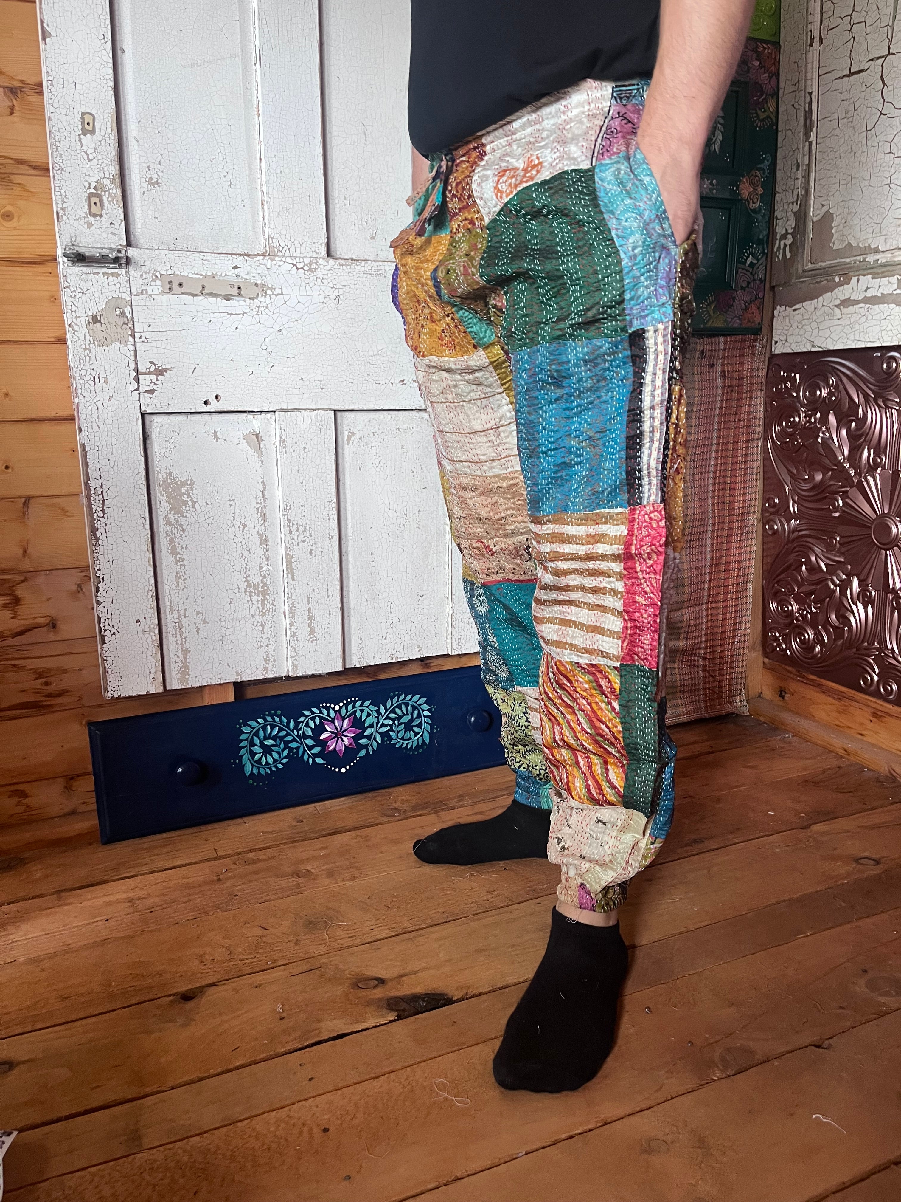 Kantha Patchwork trousers