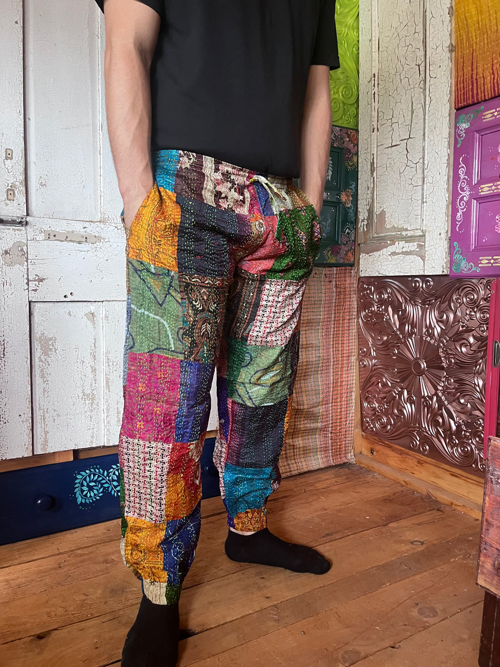 Kantha Patchwork trousers