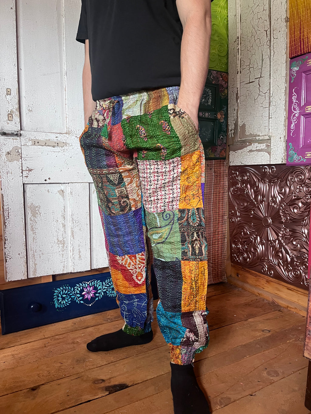 Kantha Patchwork trousers