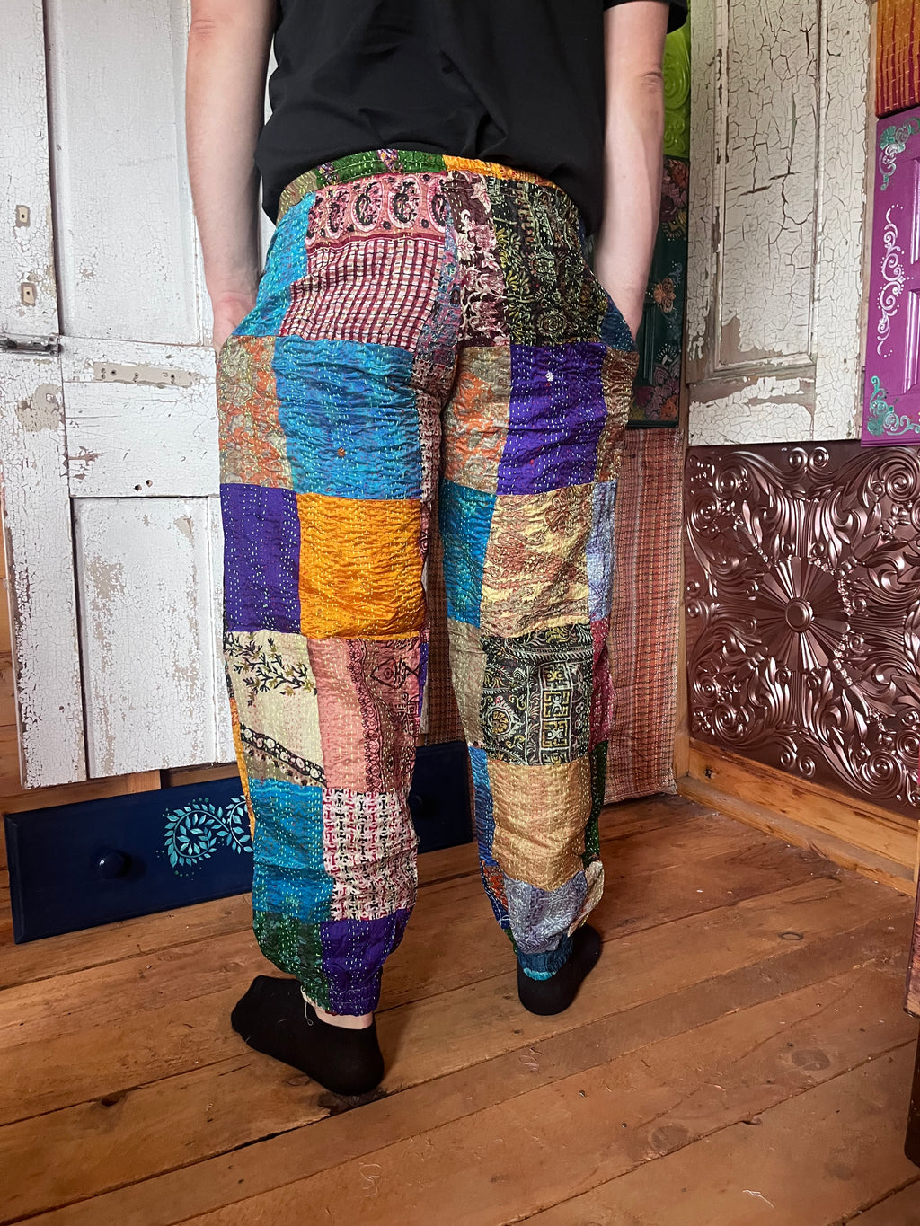 Kantha Patchwork trousers