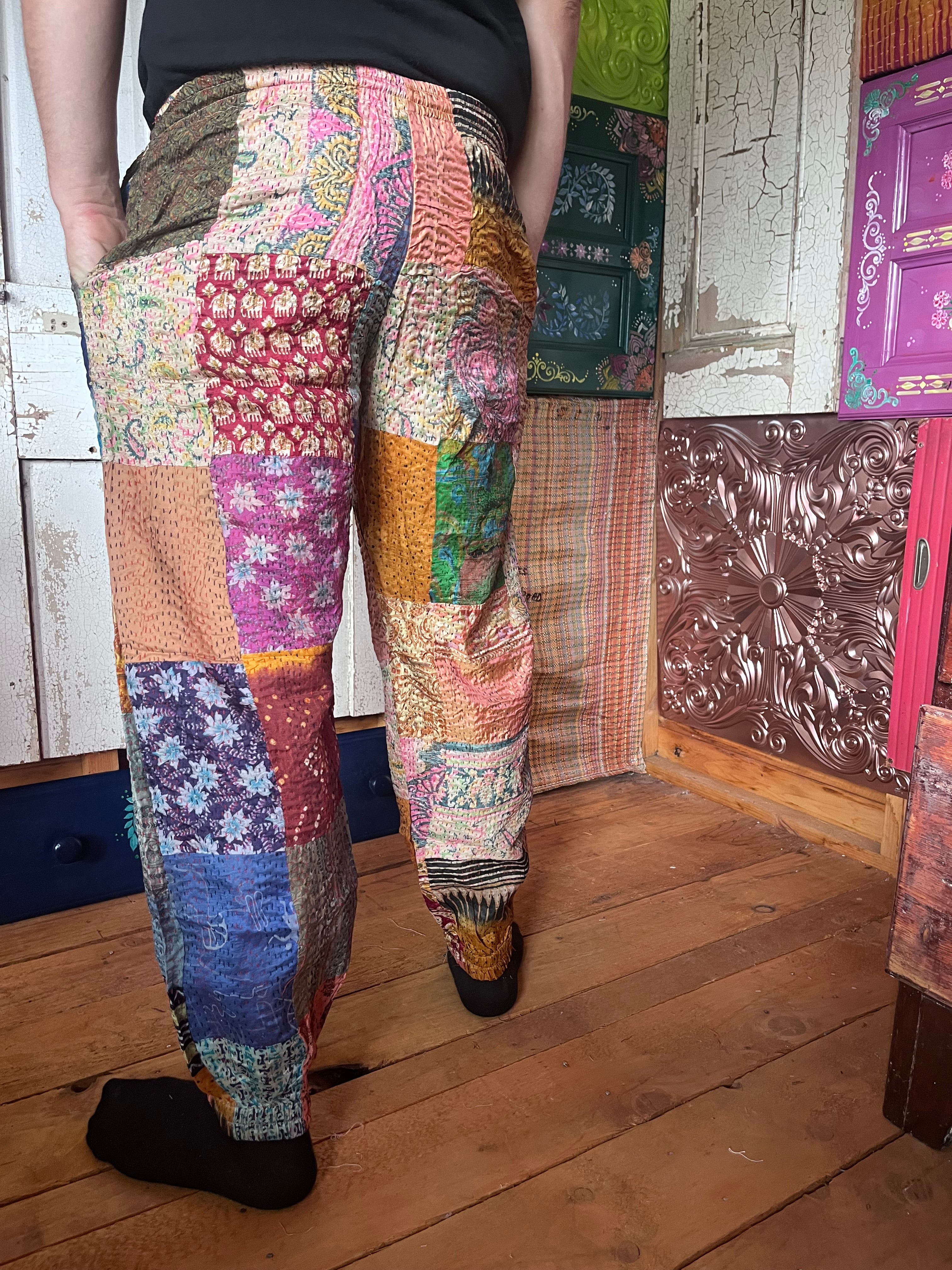 Kantha Patchwork trousers