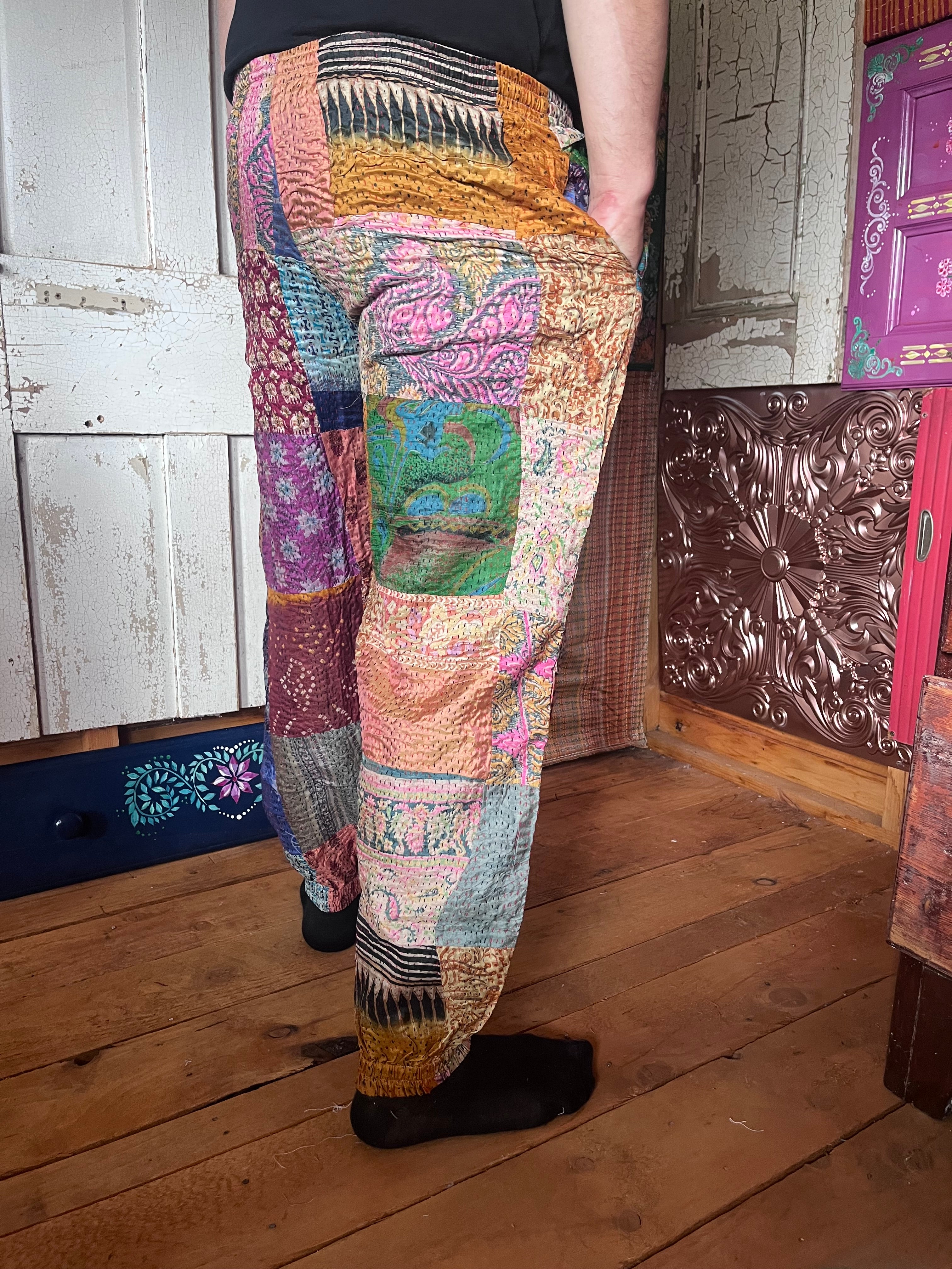 Kantha Patchwork trousers