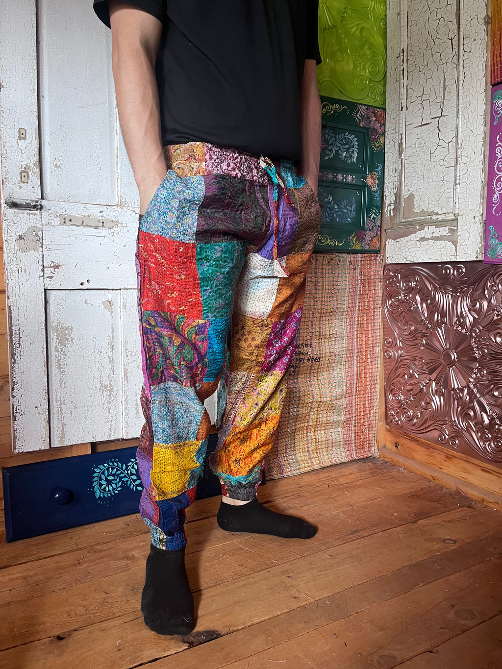 Kantha Patchwork trousers