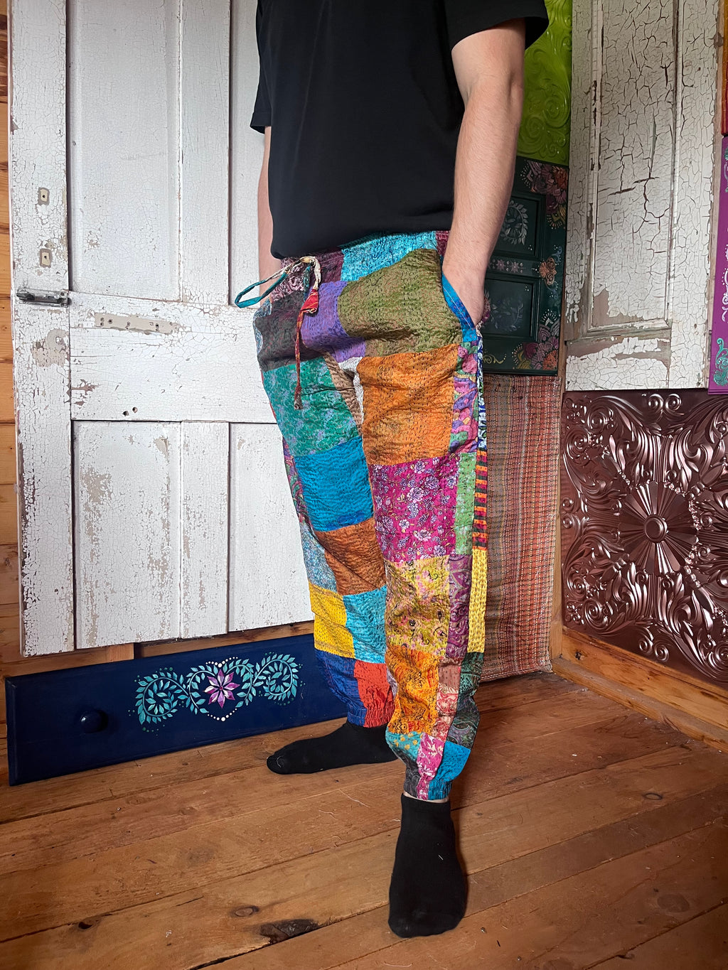 Kantha Patchwork trousers