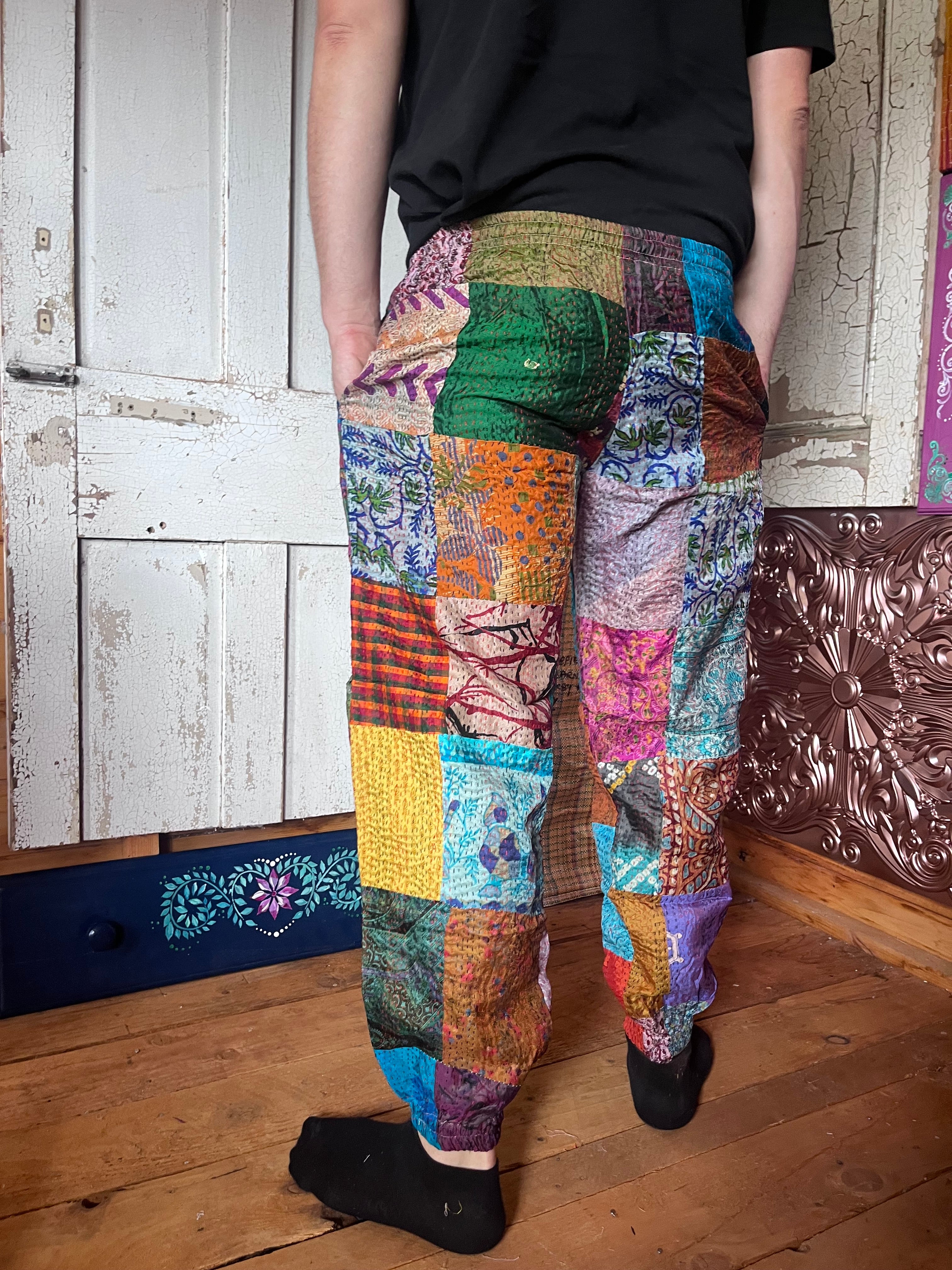 Kantha Patchwork trousers