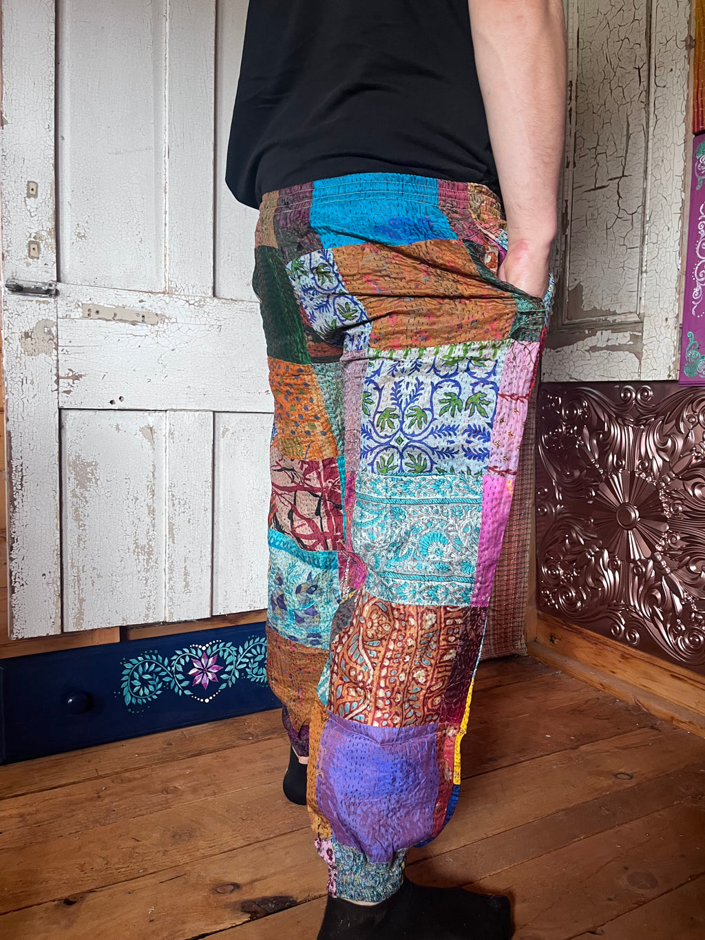Kantha Patchwork trousers